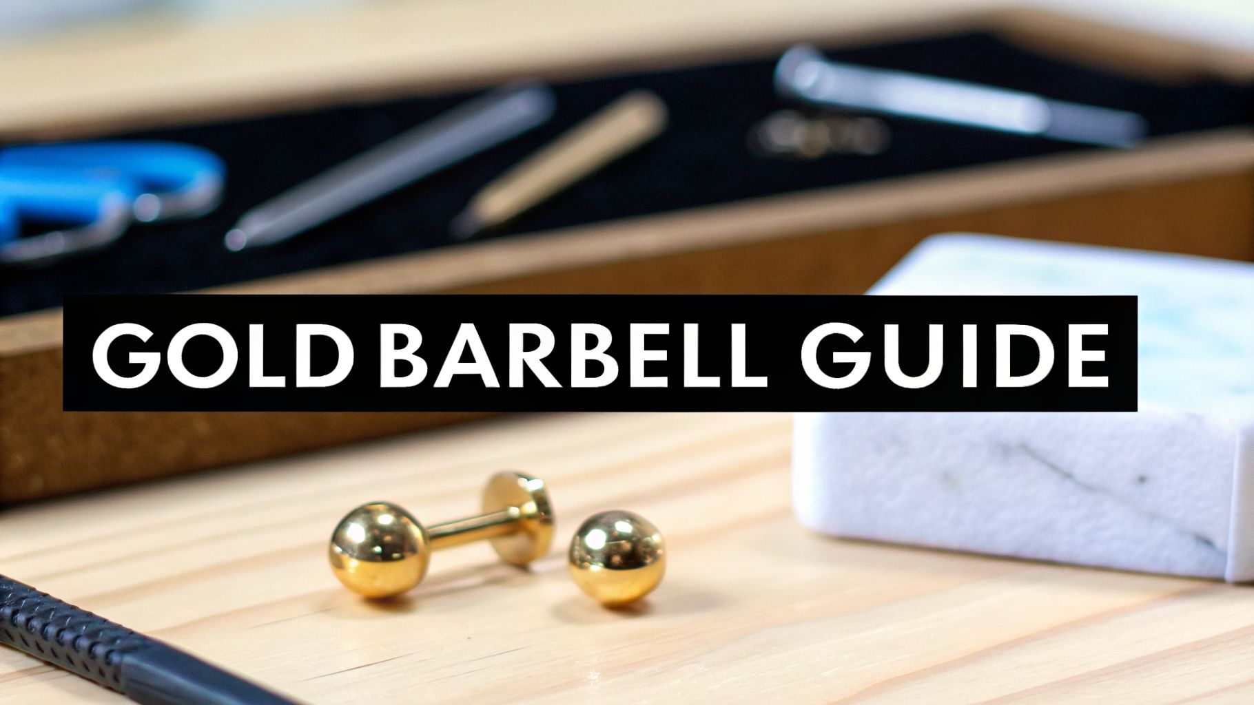 Your Guide to the 14k Gold Industrial Barbell