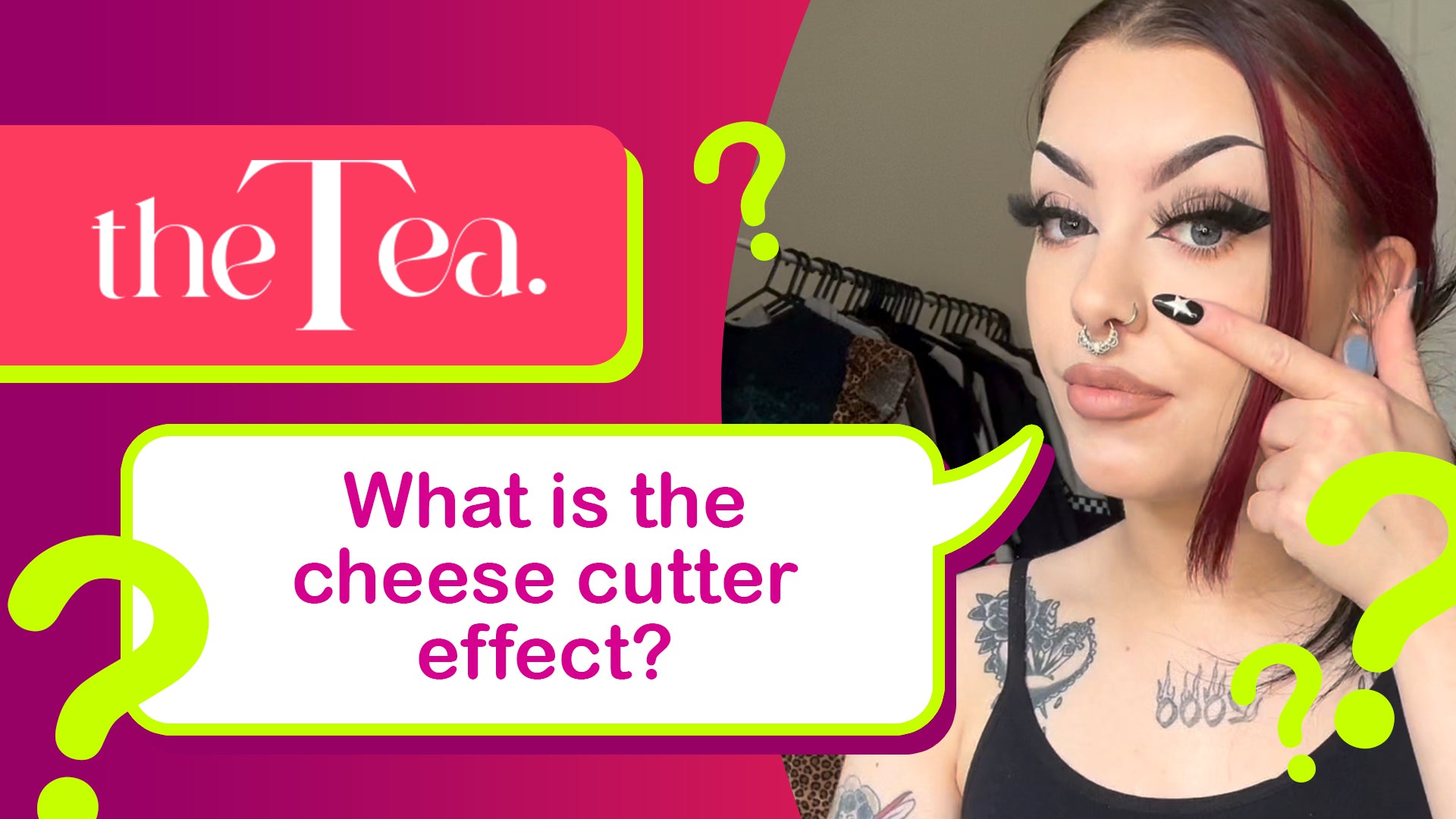 The Tea What is the cheese cutter effect?