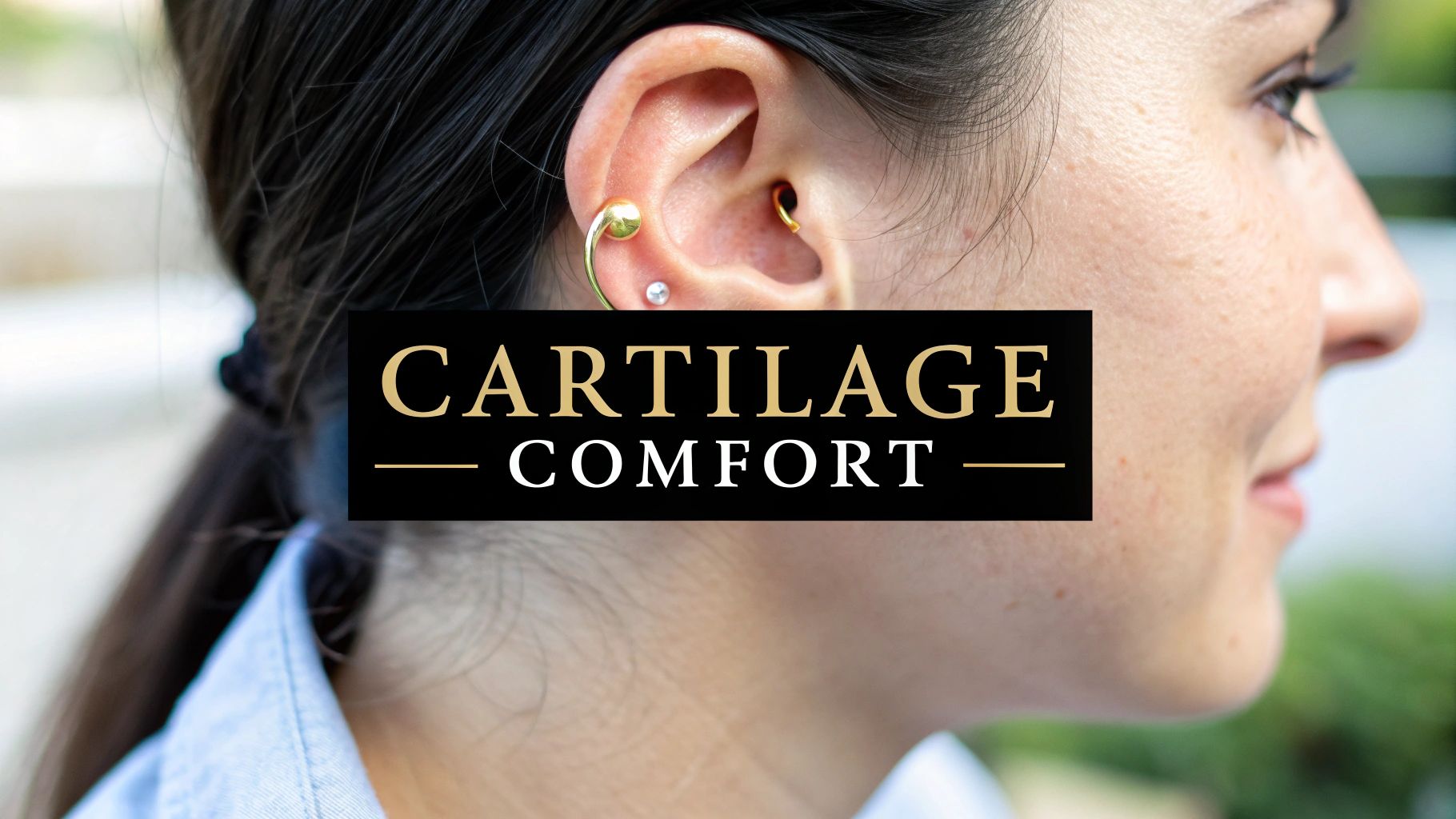The Best Cartilage Earrings For Sensitive Ears