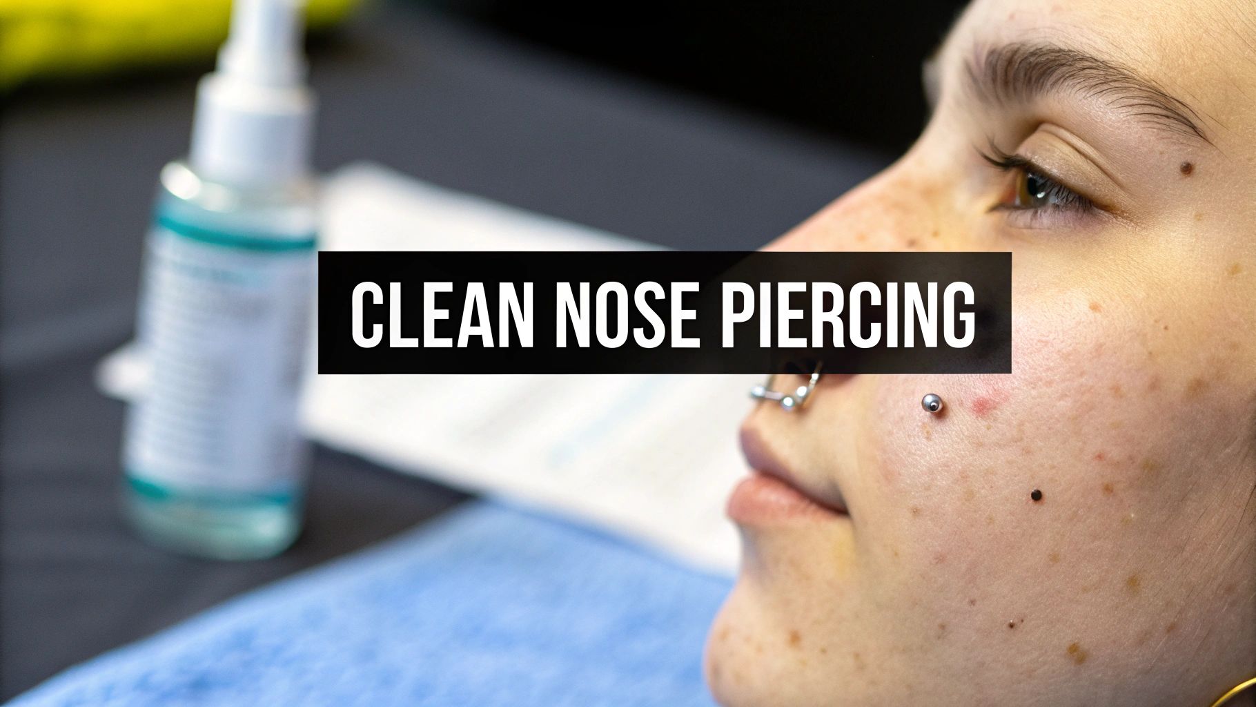 How to Clean Your New Nose Piercing (The Right Way!)