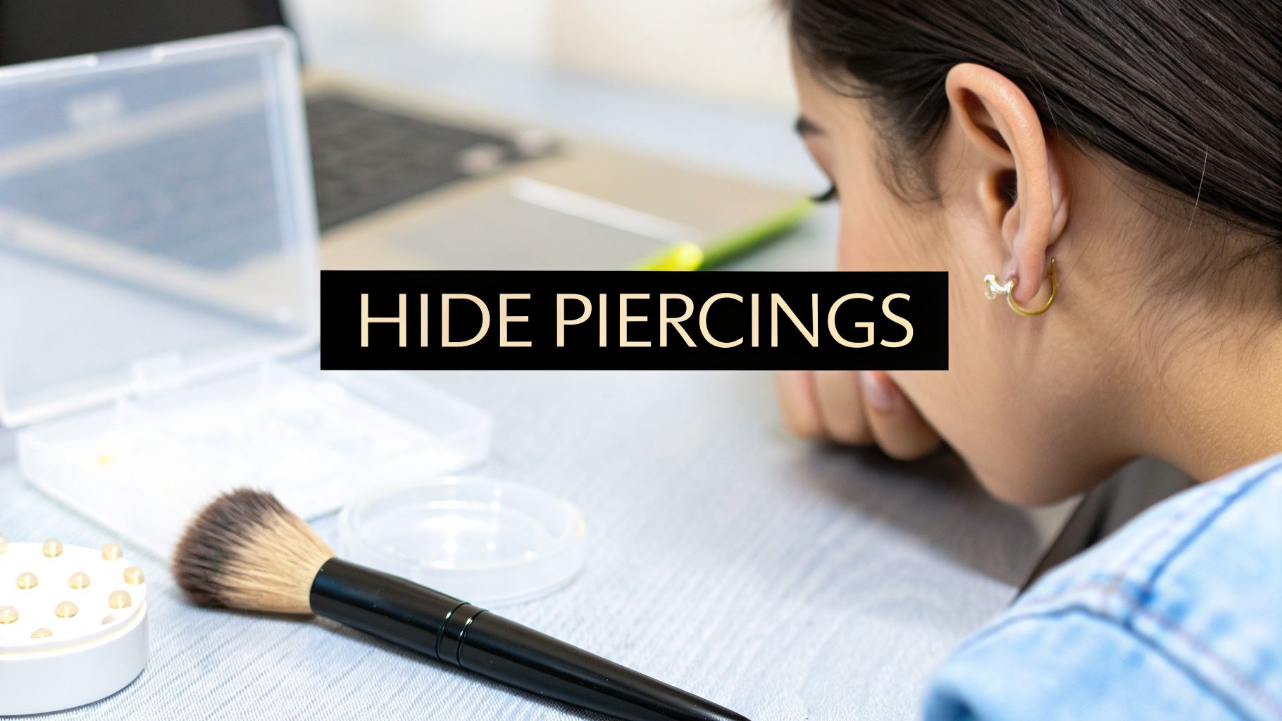 How to Hide Piercings at Work, School, or Home