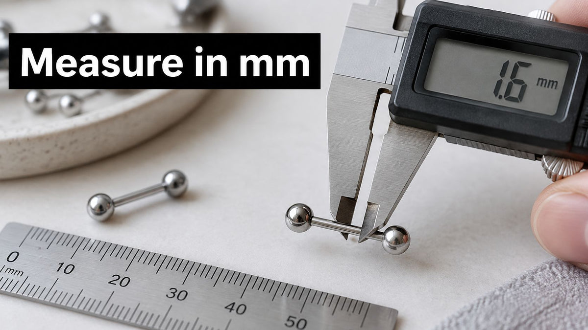 How to Measure in Mm for Body Jewelry: A Gauge Chart