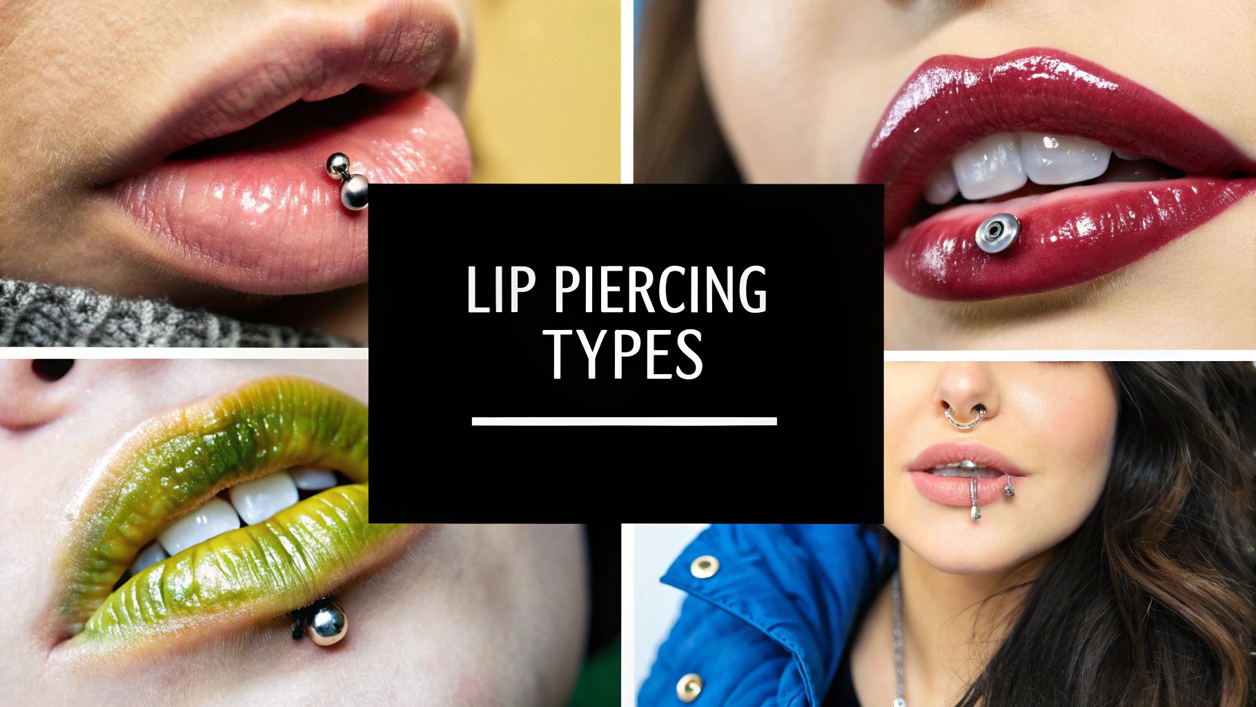 Your Ultimate Guide to All Types of Lip Piercings