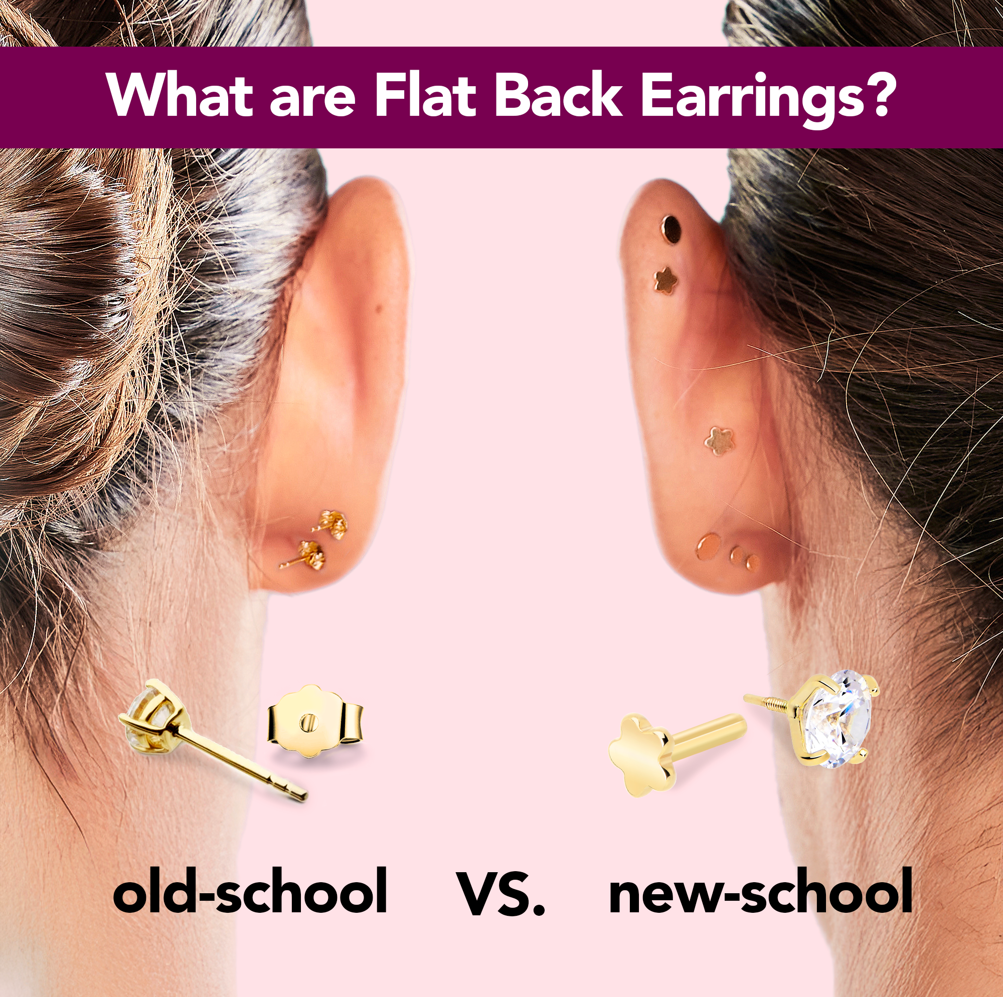 What's so great about flat back earrings?