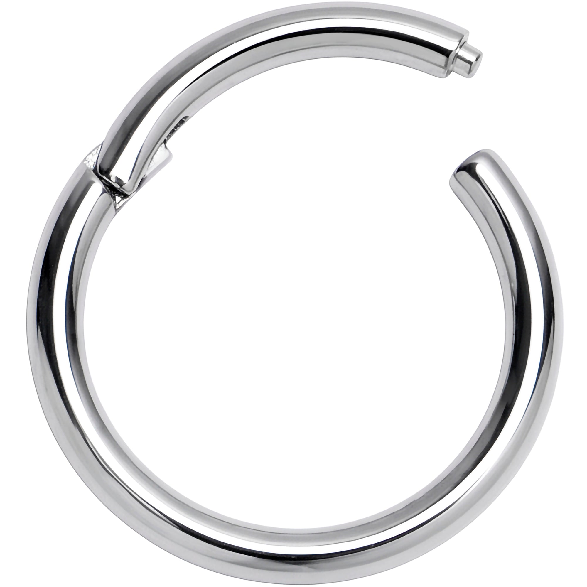 18G 5/16 ASTM F-136 Titainum Percision Hinged Segment Hoop