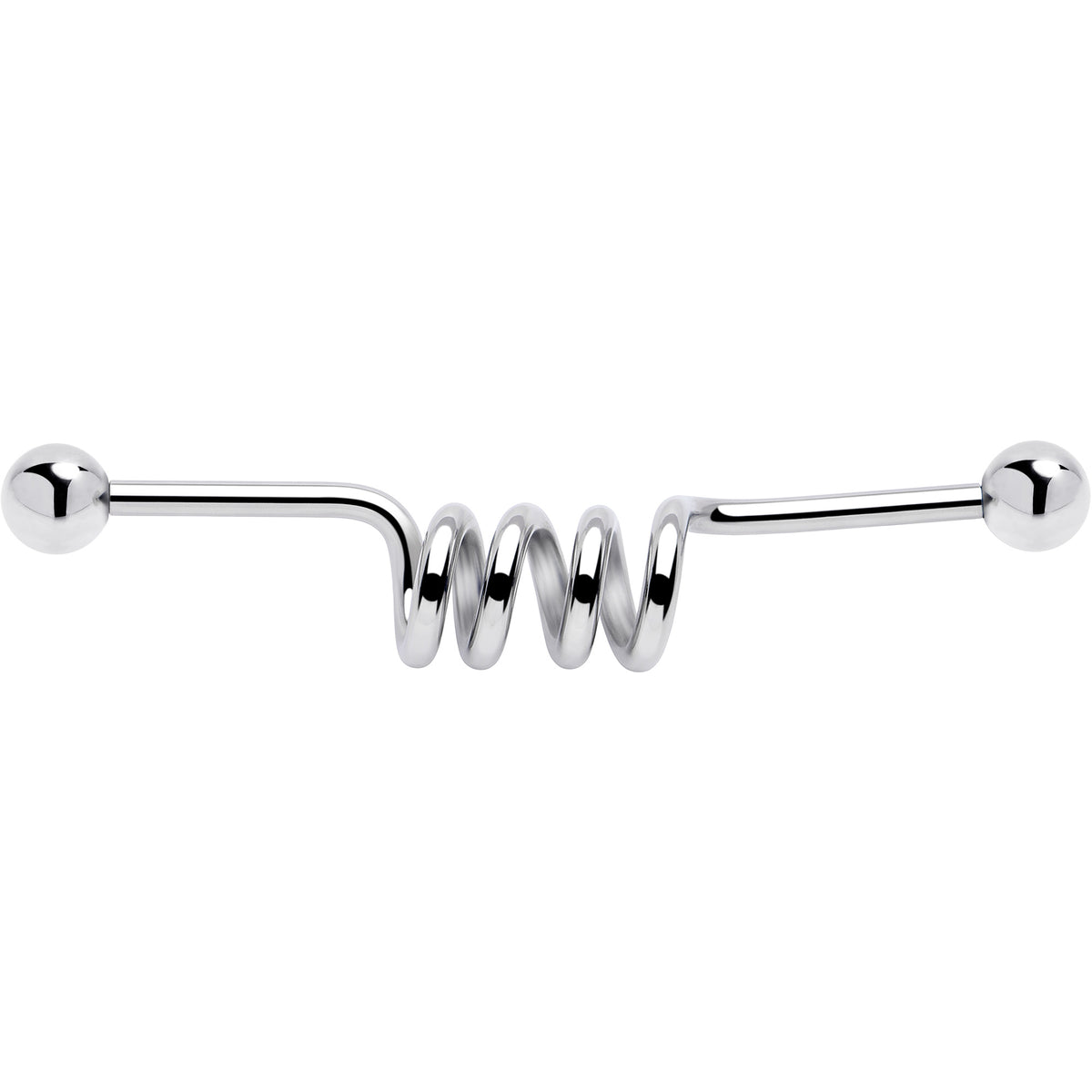 14G Internally Threaded Coil Project Bar 38mm