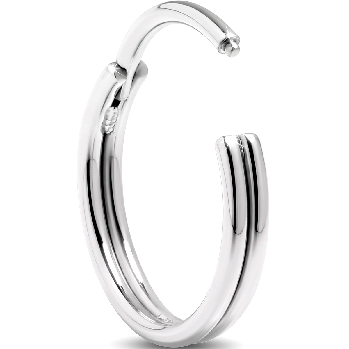 20G 5/16 316L Surgical Steel Double Precision Hinged Segment Ring