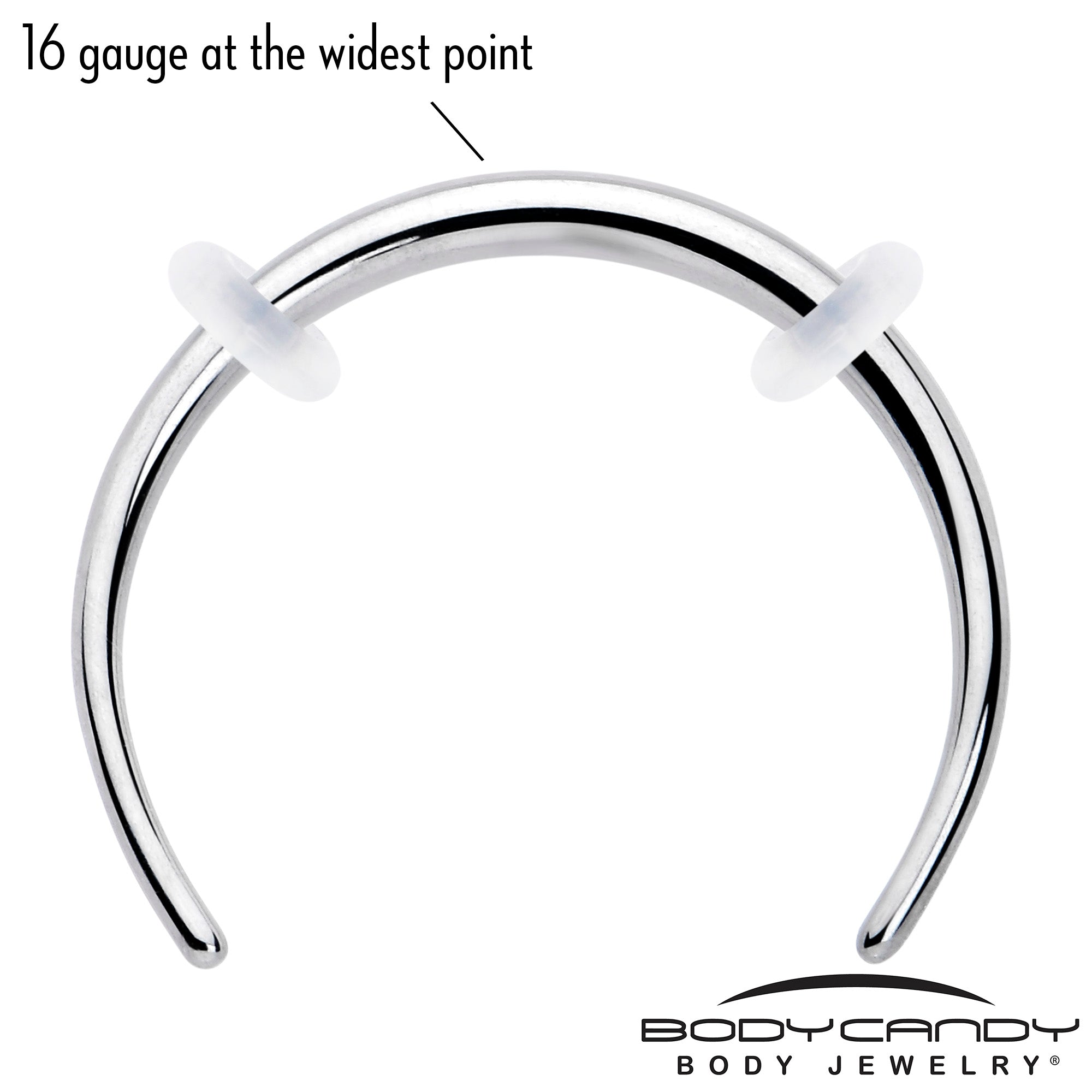 16G 3/8 Pincher Crescent Taper