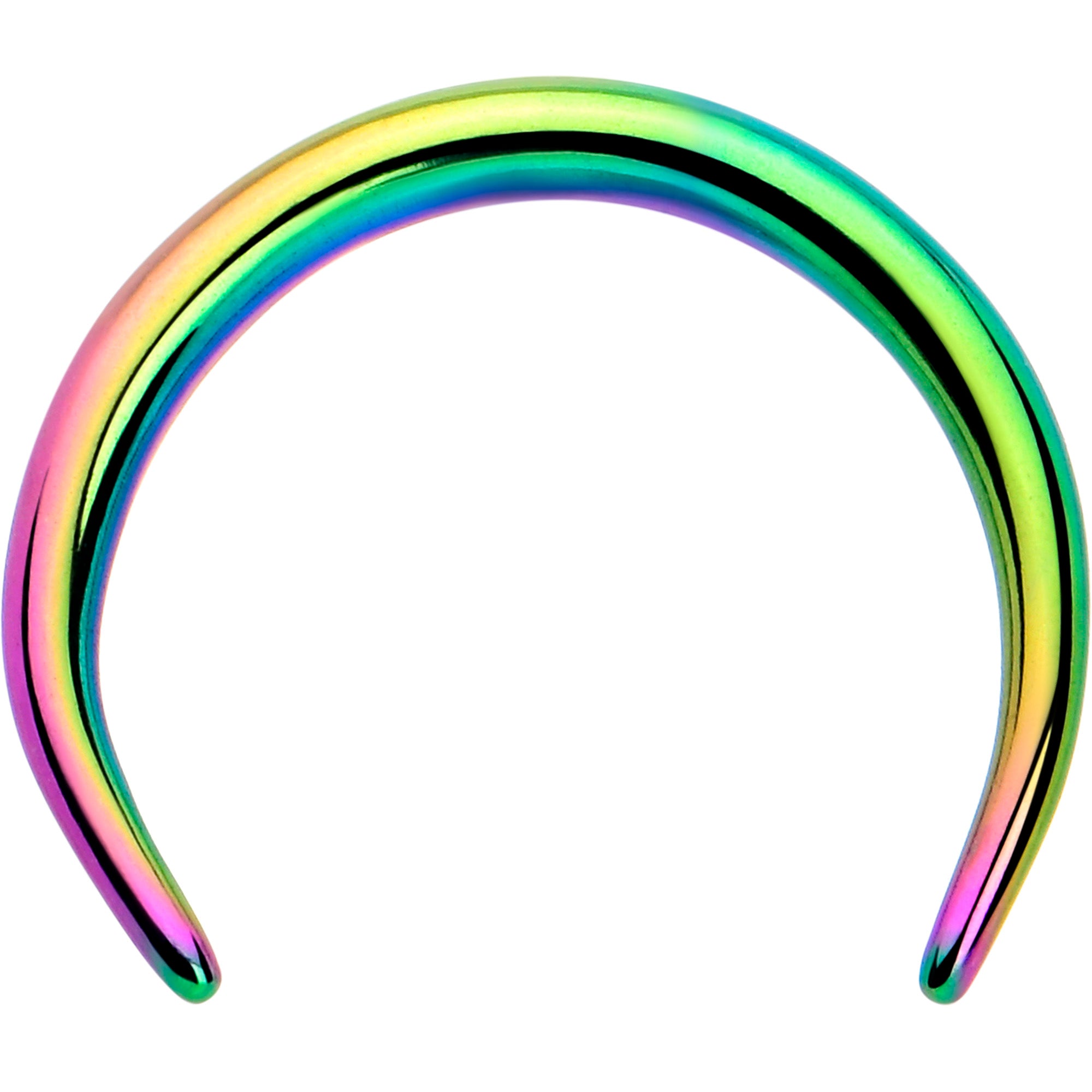 16G 5/16 Rainbow Pincher Crescent Taper