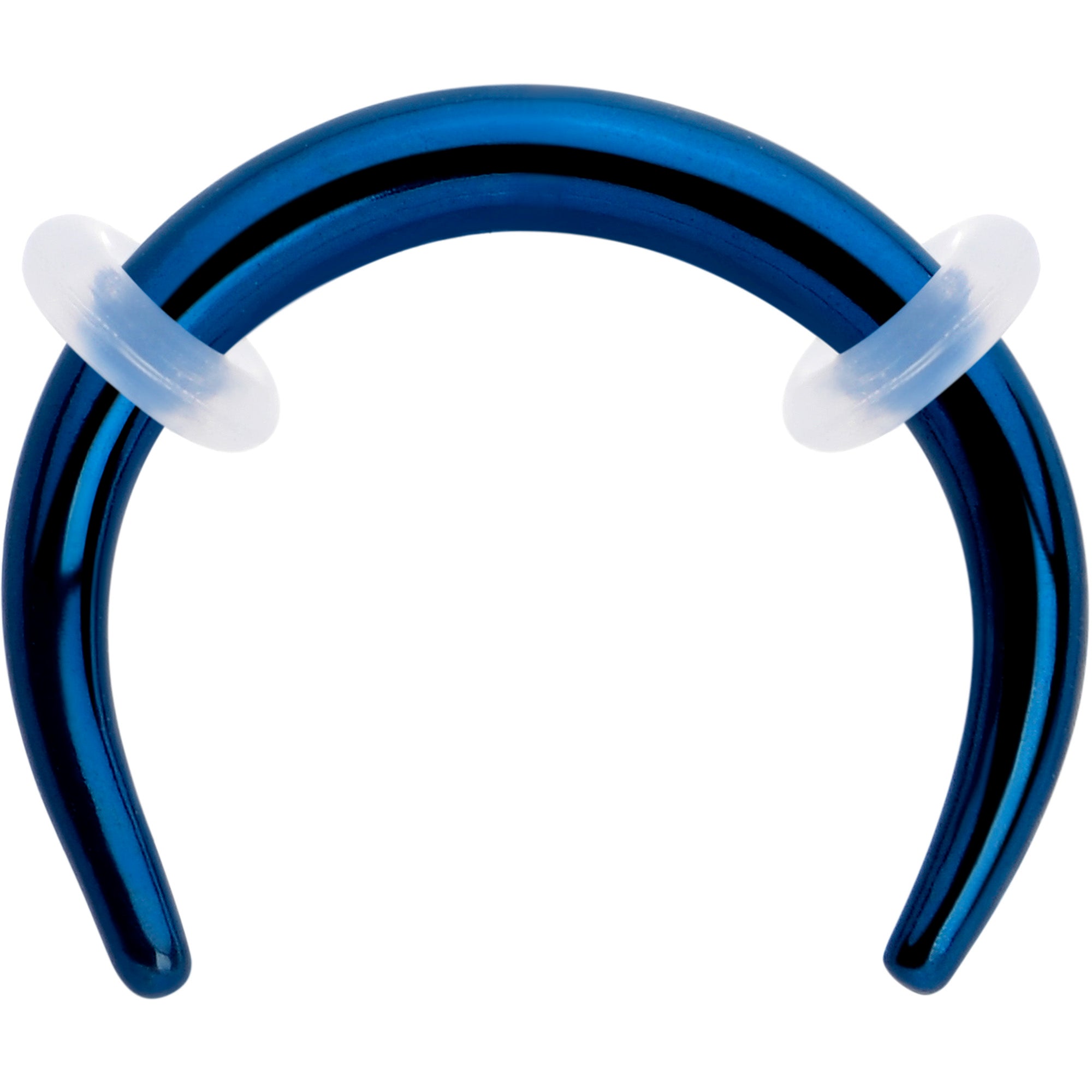 14G 5/16 Blue Pincher Crescent Taper