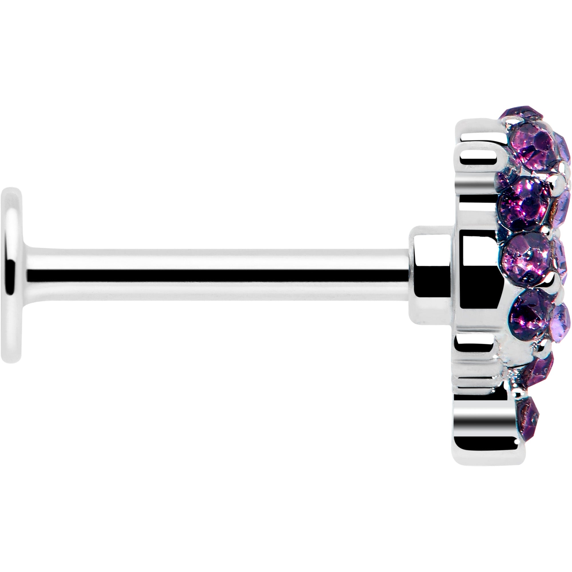 hummingbird flair labret piercing 5 16 length