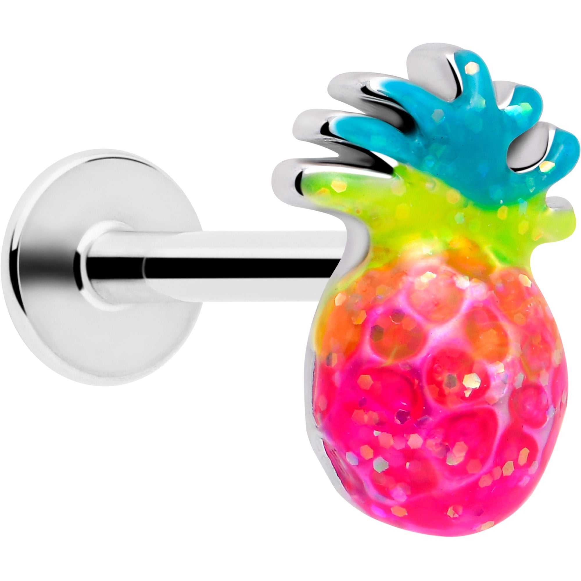 16 Gauge 5/16 Hot Tropical Pineapple Labret