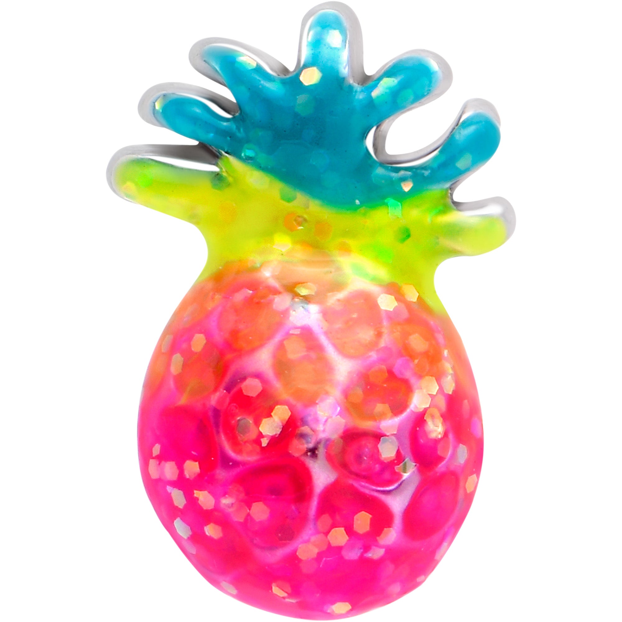 16G 5/16 Hot Tropical Pineapple Labret Monroe Tragus