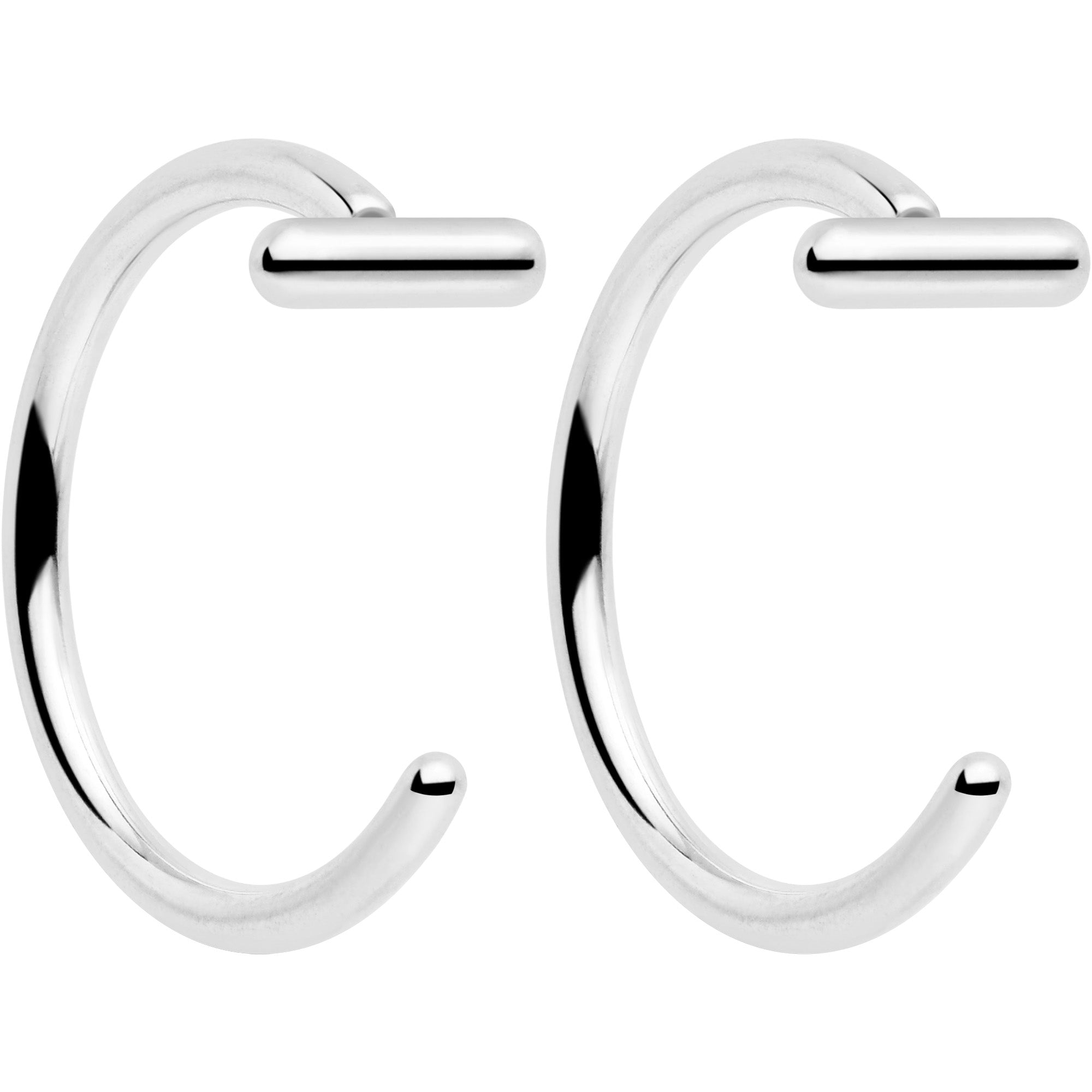 Implant Grade Titanium Hoop Earrings
