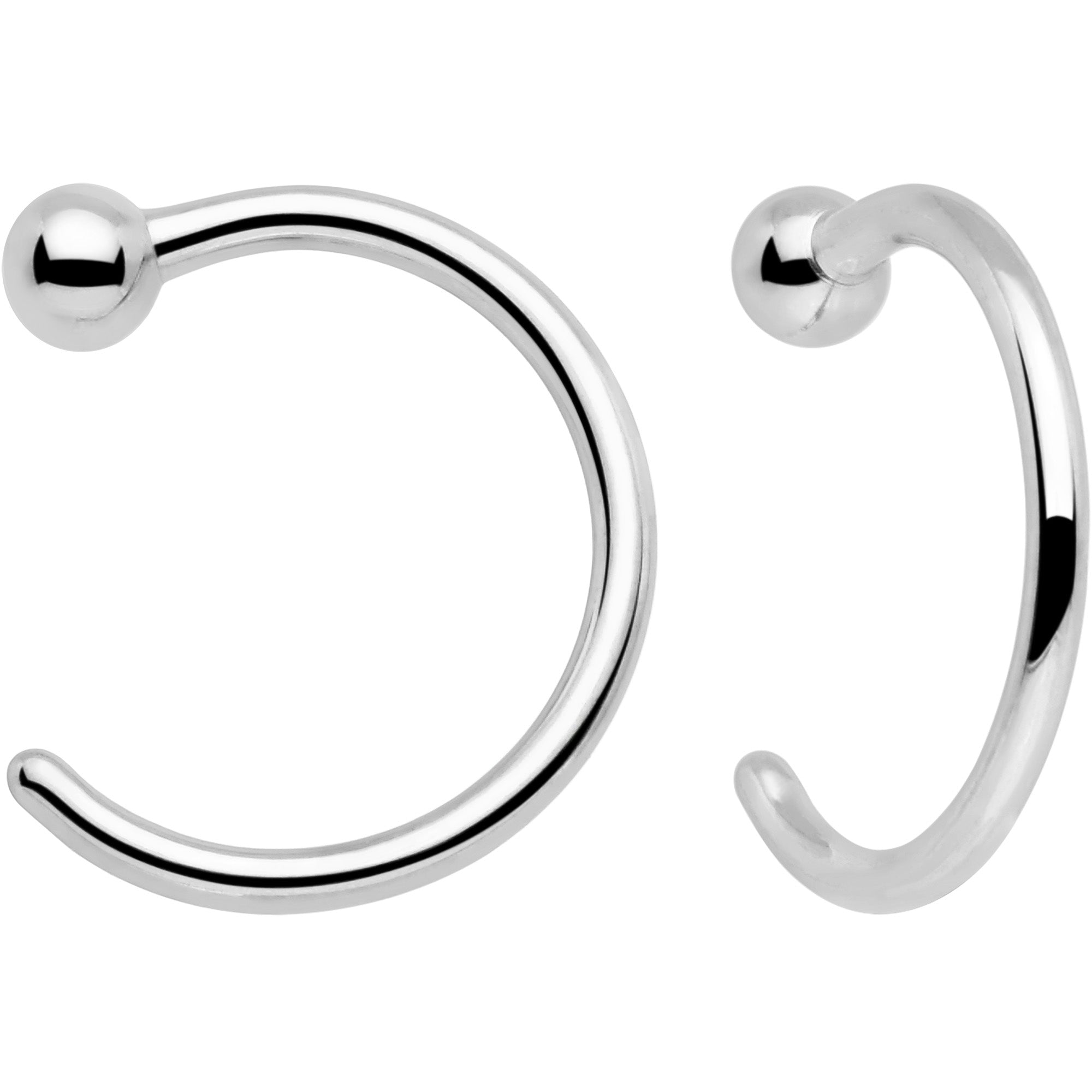 20 Gauge Titanium Hoop Earrings for Piercings