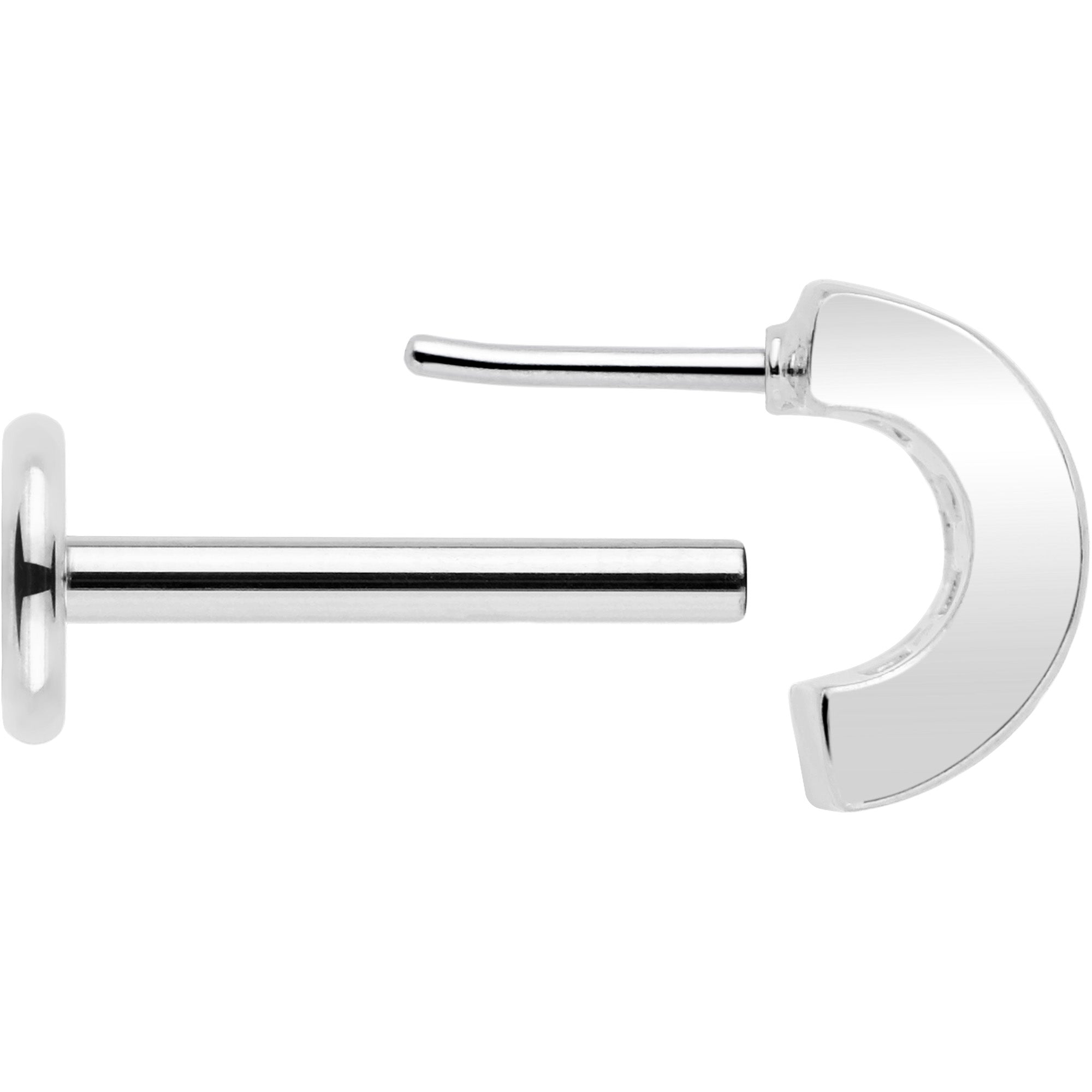 Threadless Push In 18 Gauge Horseshoe Tragus