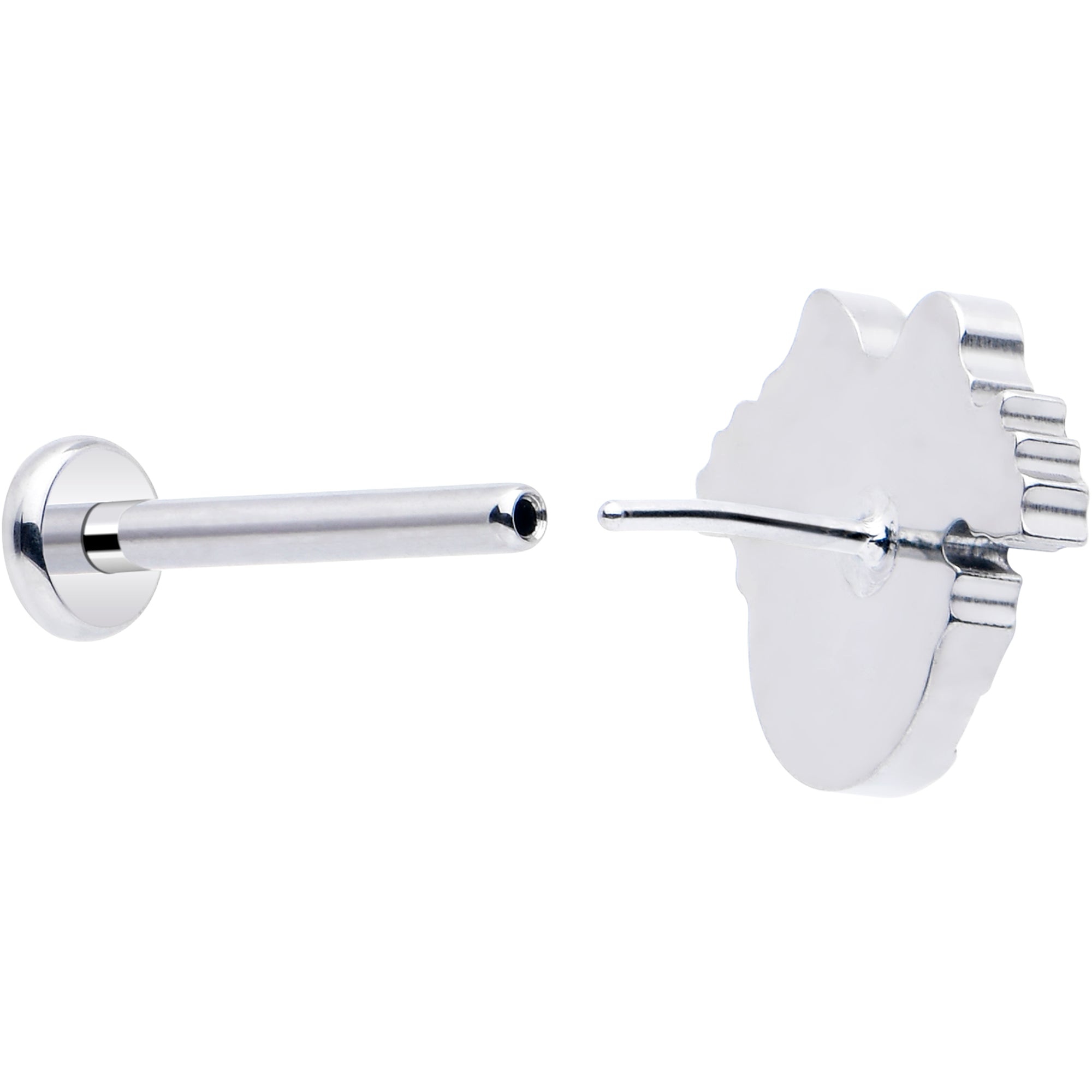 Christmas Flat Back Earring - Holiday Ornament