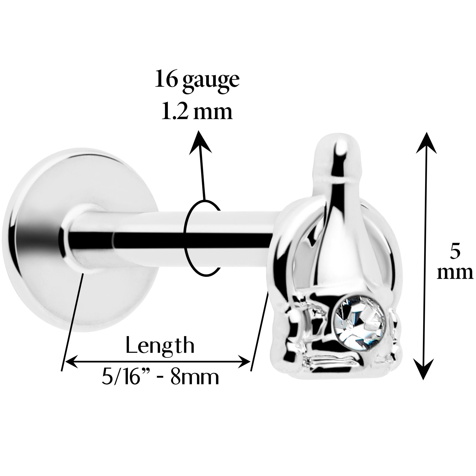 Gem Champagne Dreams Labret Monroe