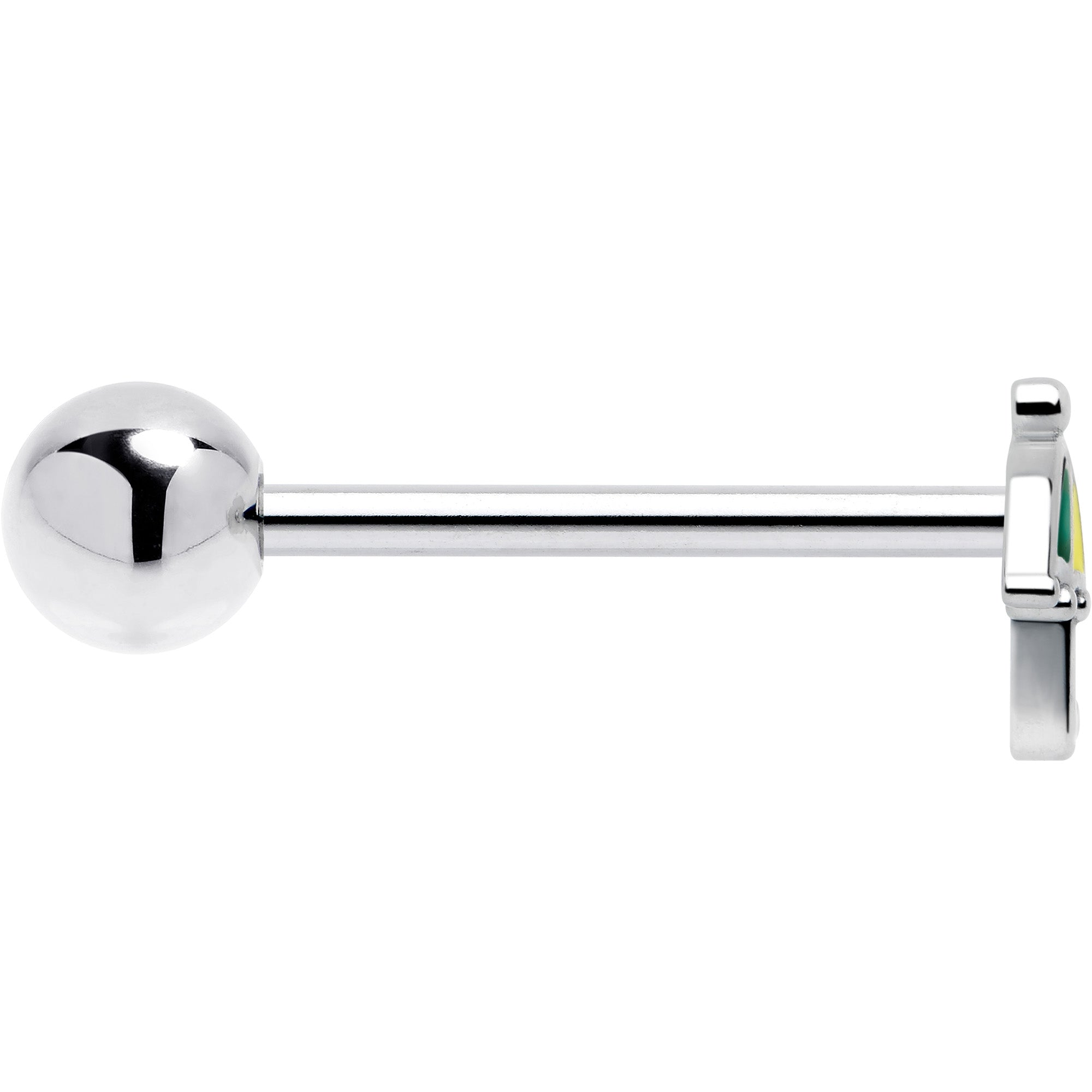 Handmade colorful tongue piercing jewelry