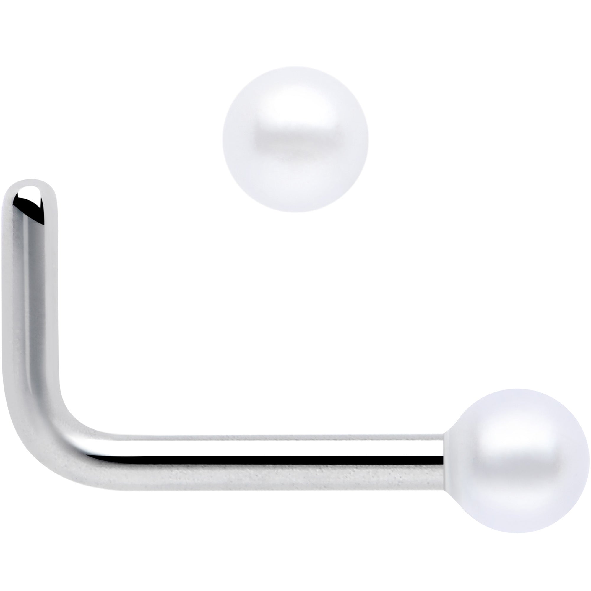 20 gauge pearl nose piercing jewelry
