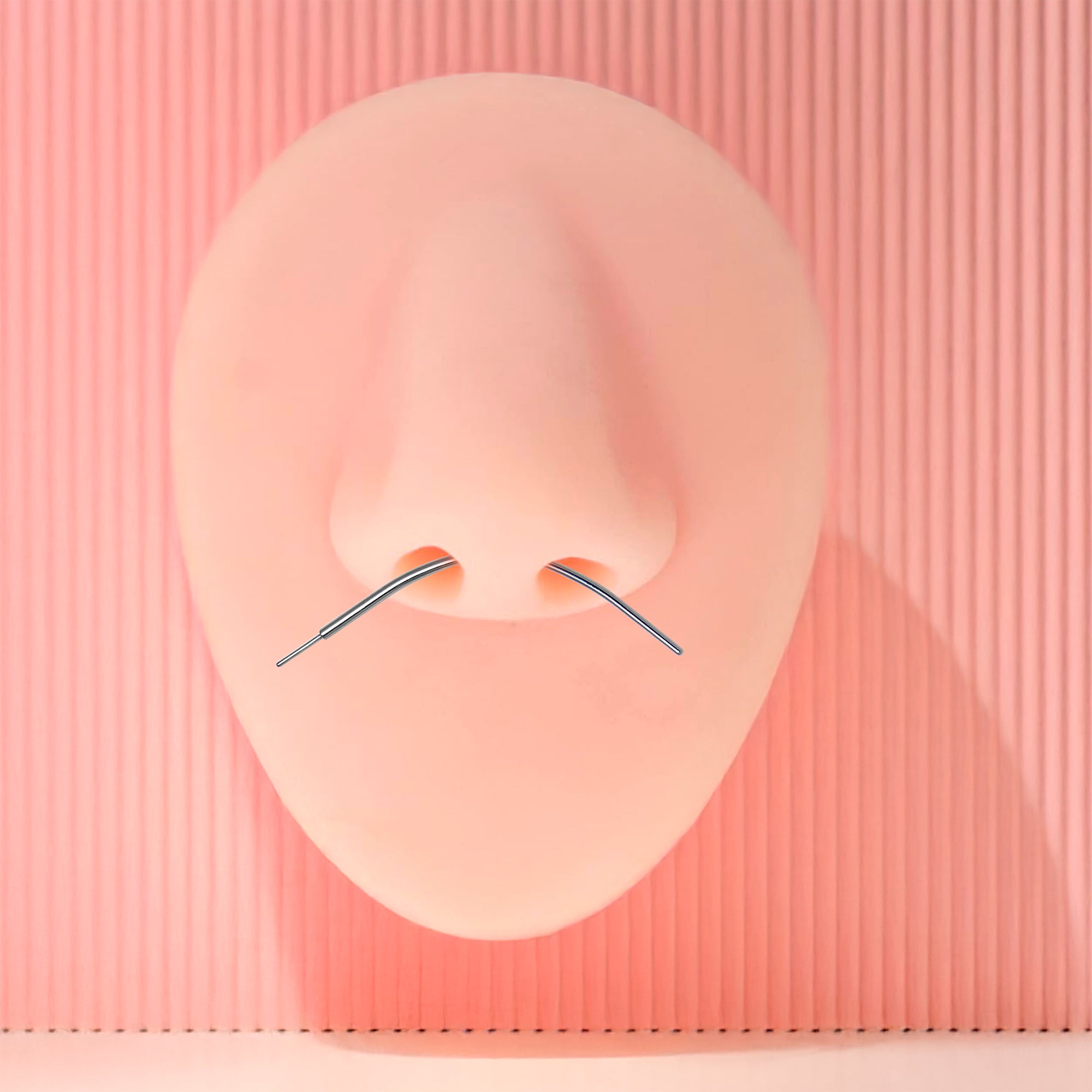 Stainless Steel Curved Insertion Tool, Threadless Insertion Pin Taper