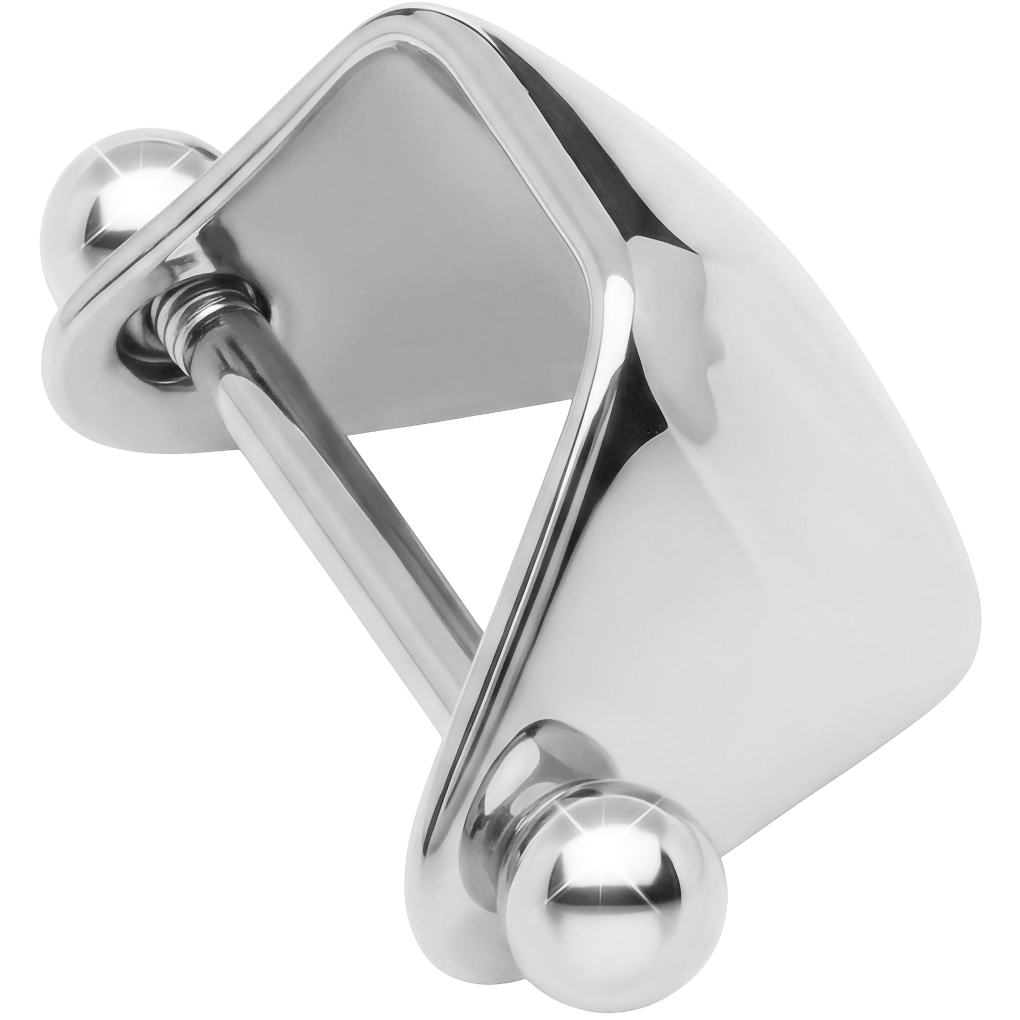Geometric Ear Cuff Barbell for Helix Cartilage Piercing 16G