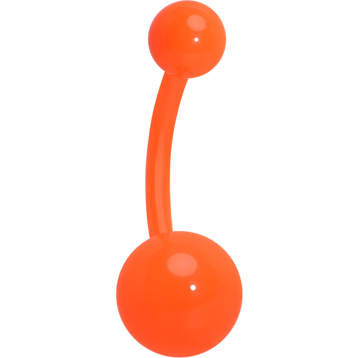 14G Acrylic Ball BioFlex Flexible Belly Ring