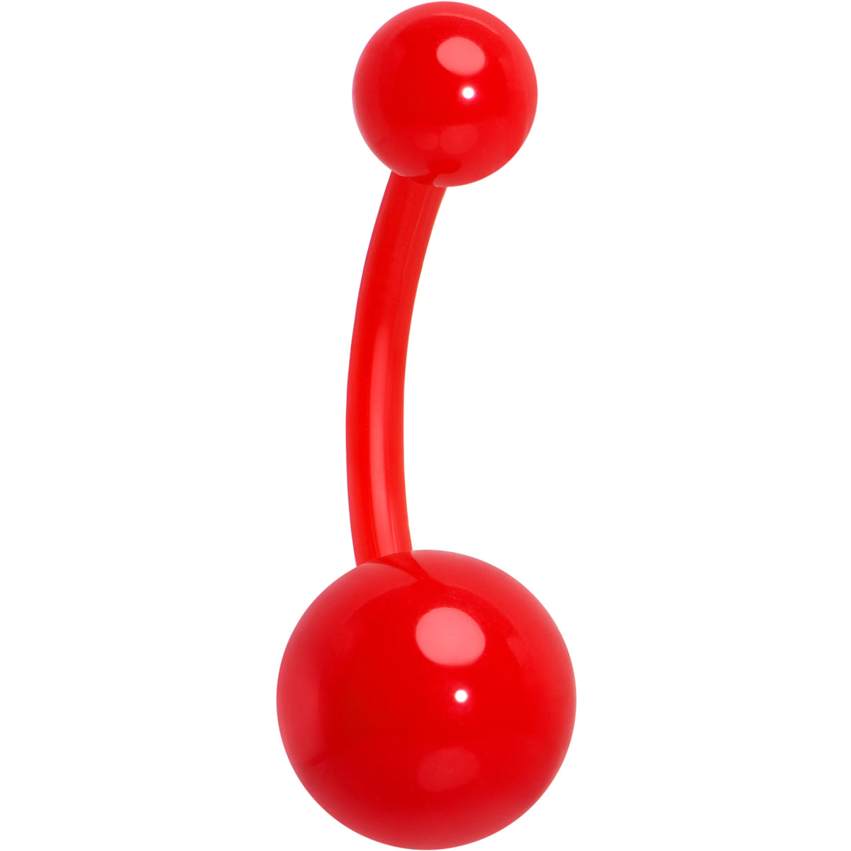 14G Acrylic Ball BioFlex Flexible Belly Ring
