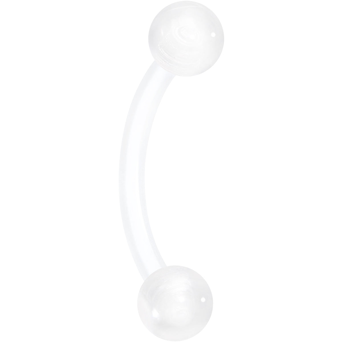 16G Acrylic Ball Bioflex Flexible Eyebrow Ring