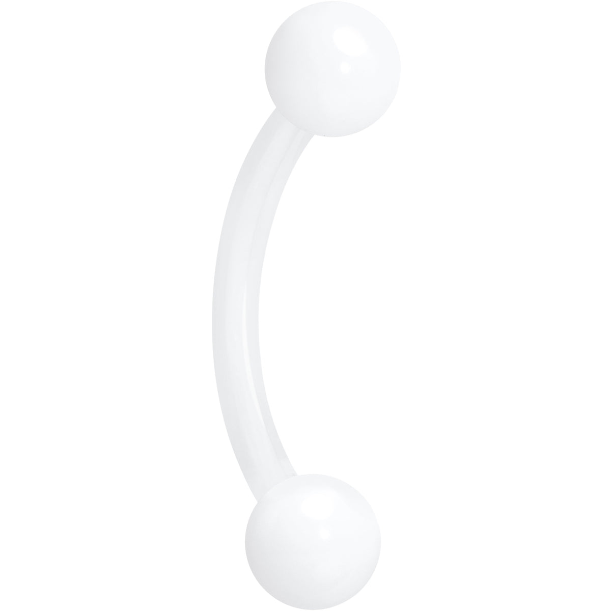 16G Acrylic Ball Bioflex Flexible Eyebrow Ring
