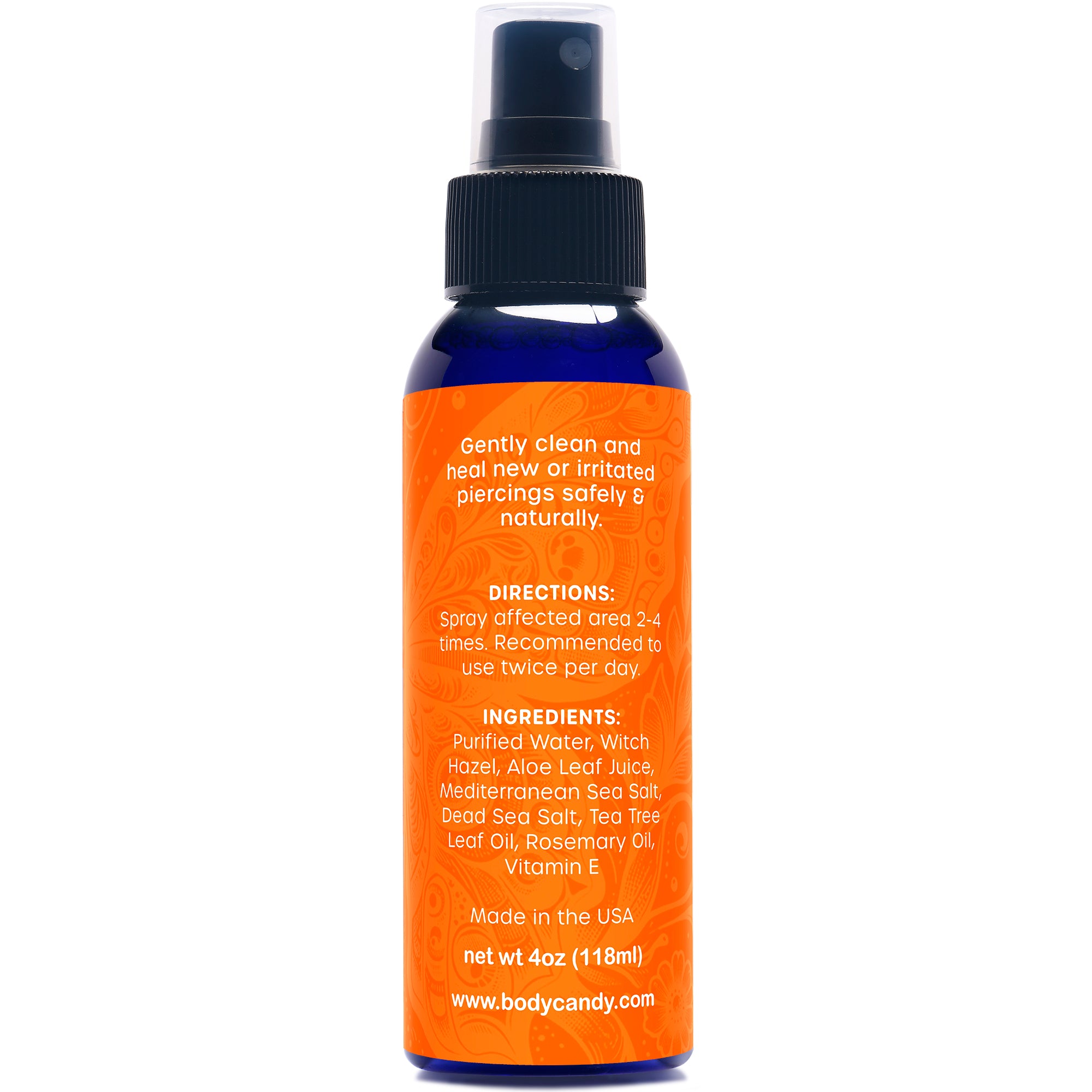 Body Candy 100% Natural Body Piercing Aftercare Solution