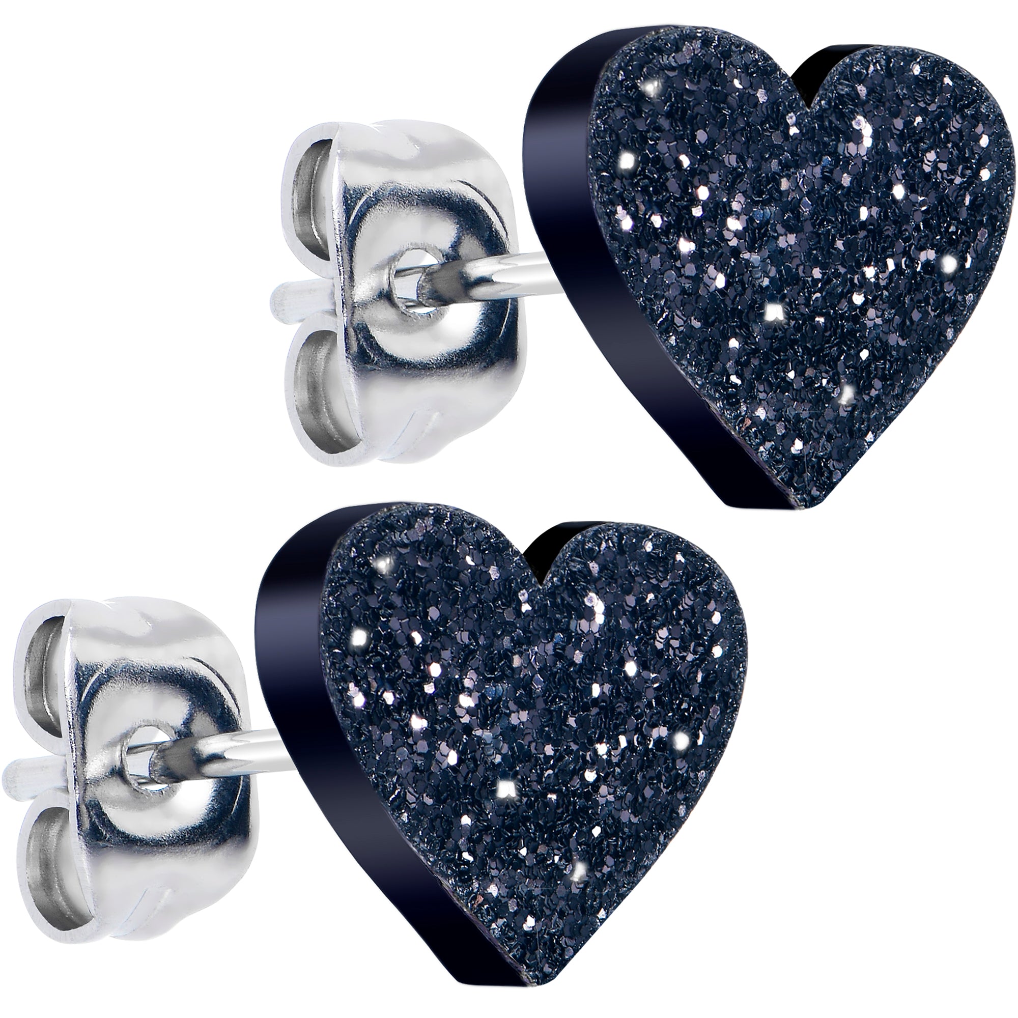 Valentines day earrings heart design hypoallergenic
