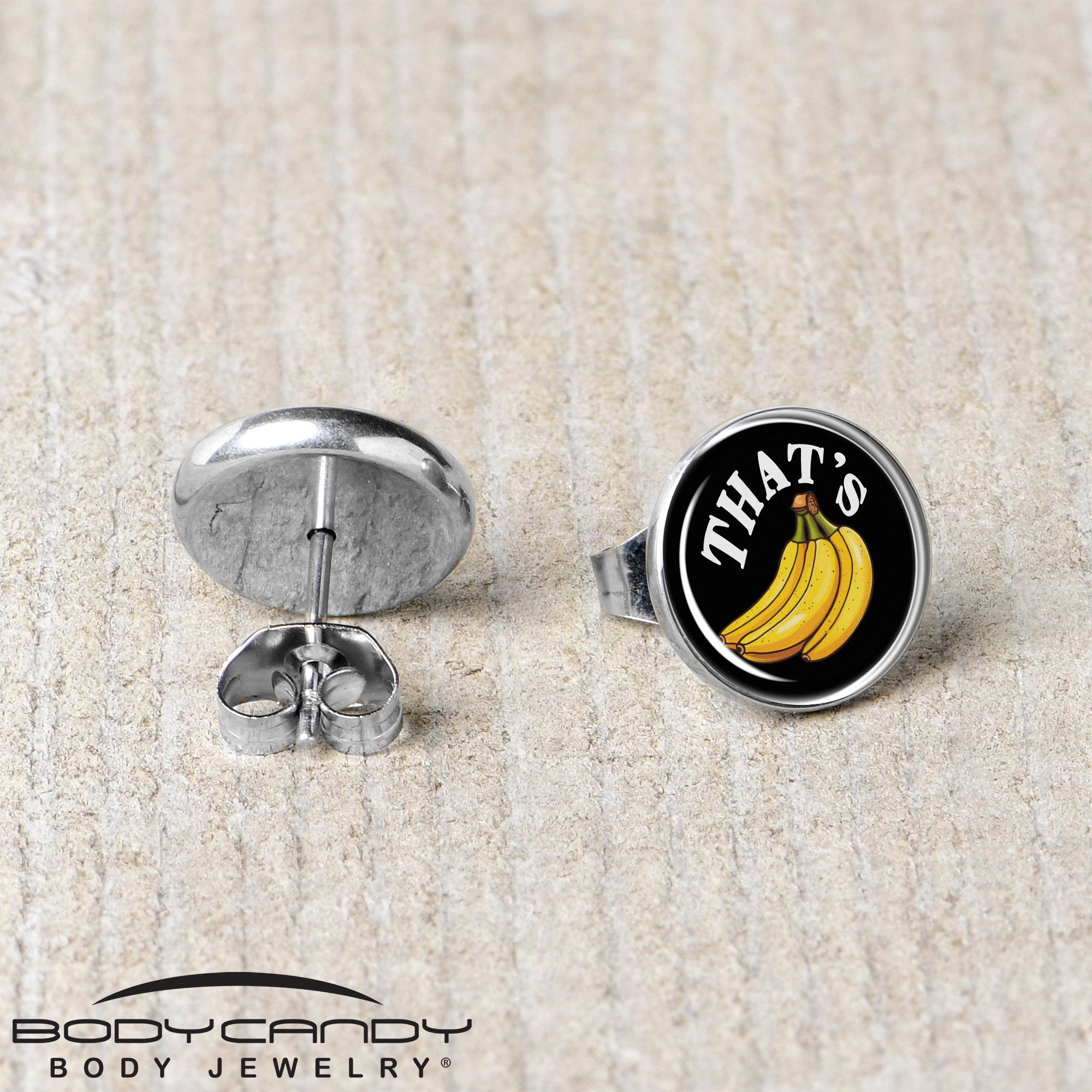 Statement That is Bananas Stud Earrings in fun design
