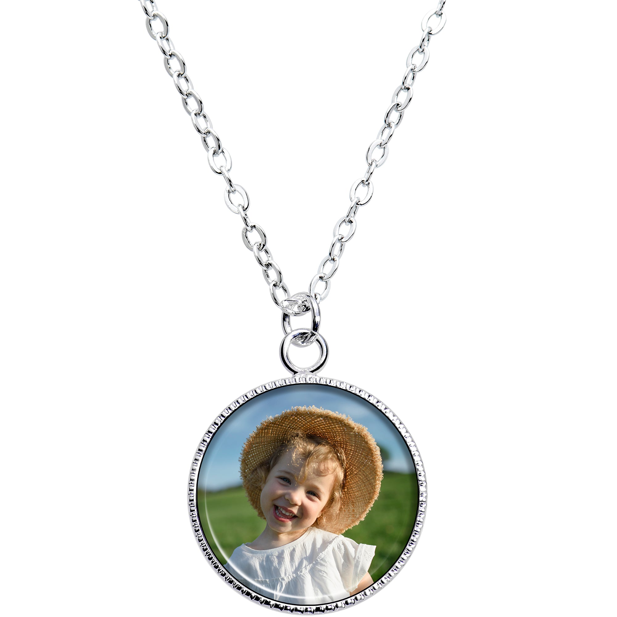 Custom Full Color Photo Pendant Necklace