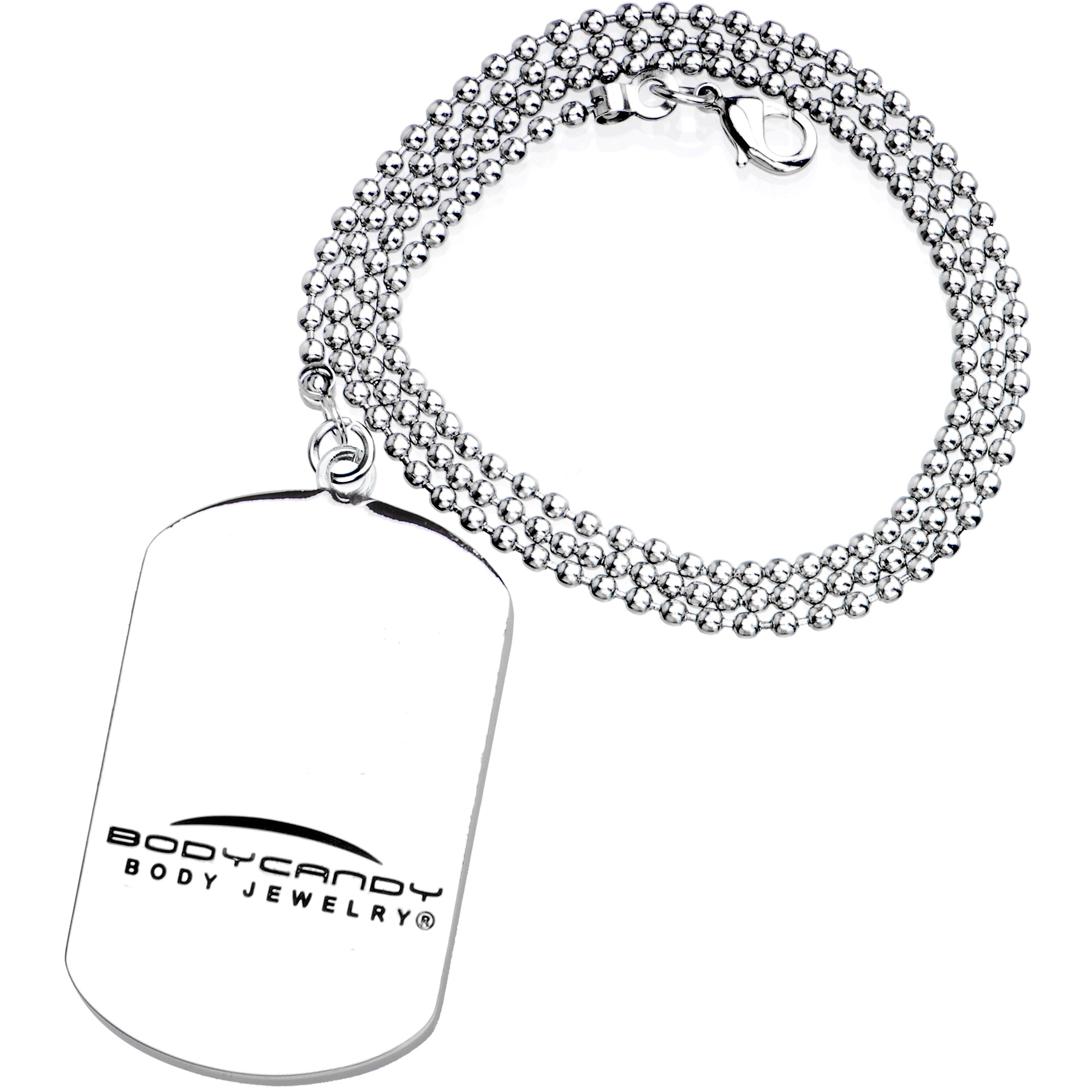 Personalized Dog Tag Photo Pendant Necklace