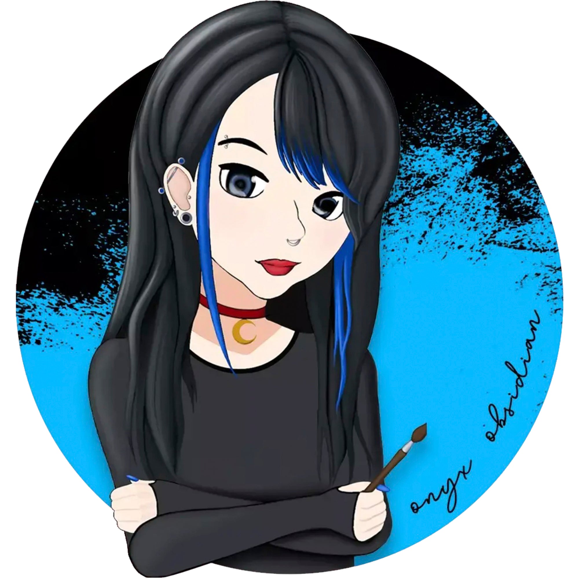 Festive Christmas belly button ring with gold mistletoe charm