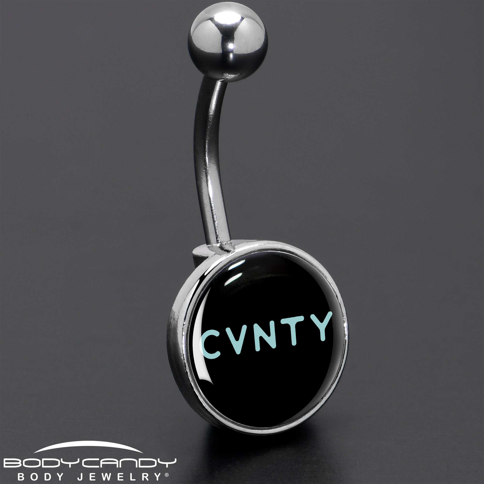 Phrase Logo CVNTY Belly Ring
