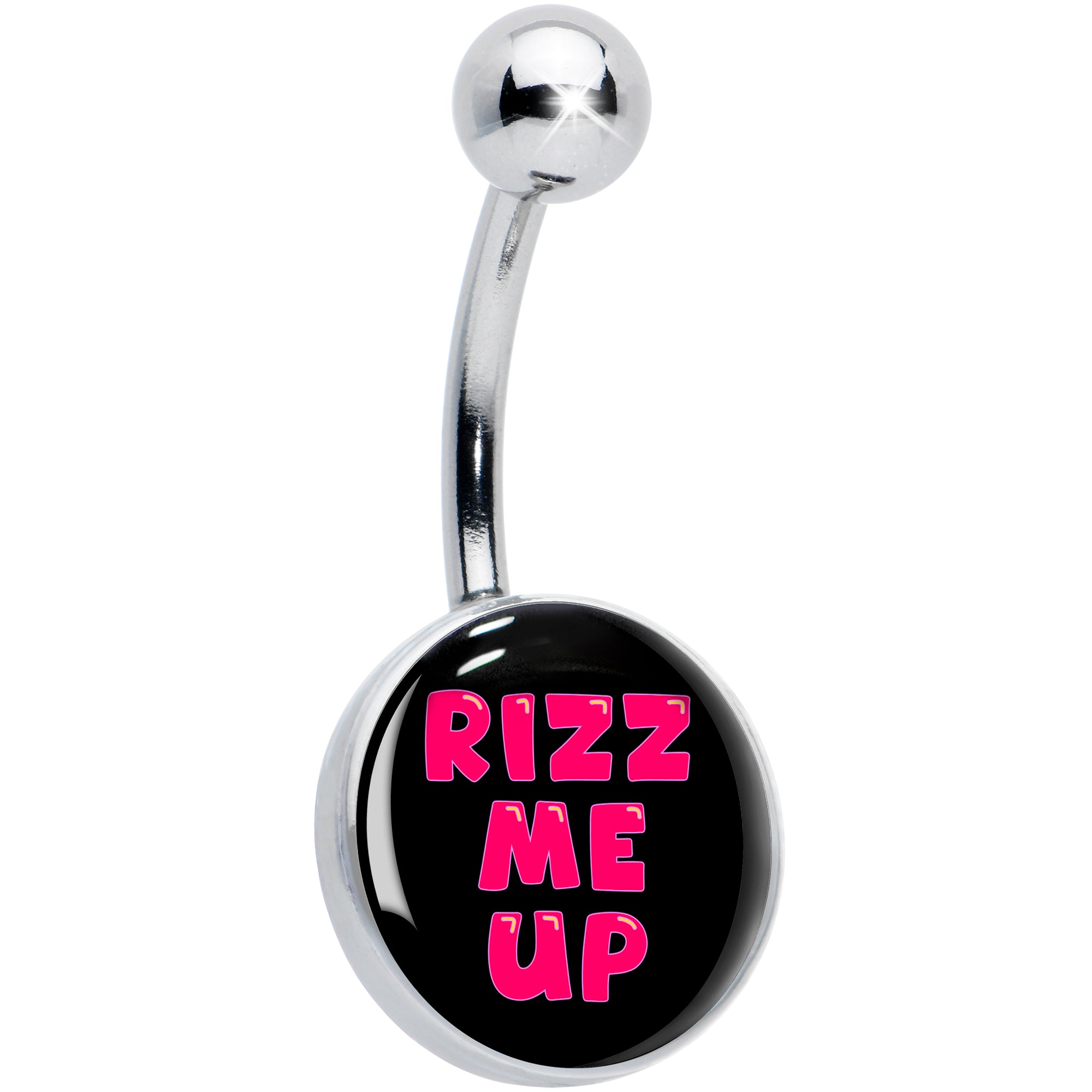 RIZZ ME UP Hypoallergenic Stainless Steel Belly Ring