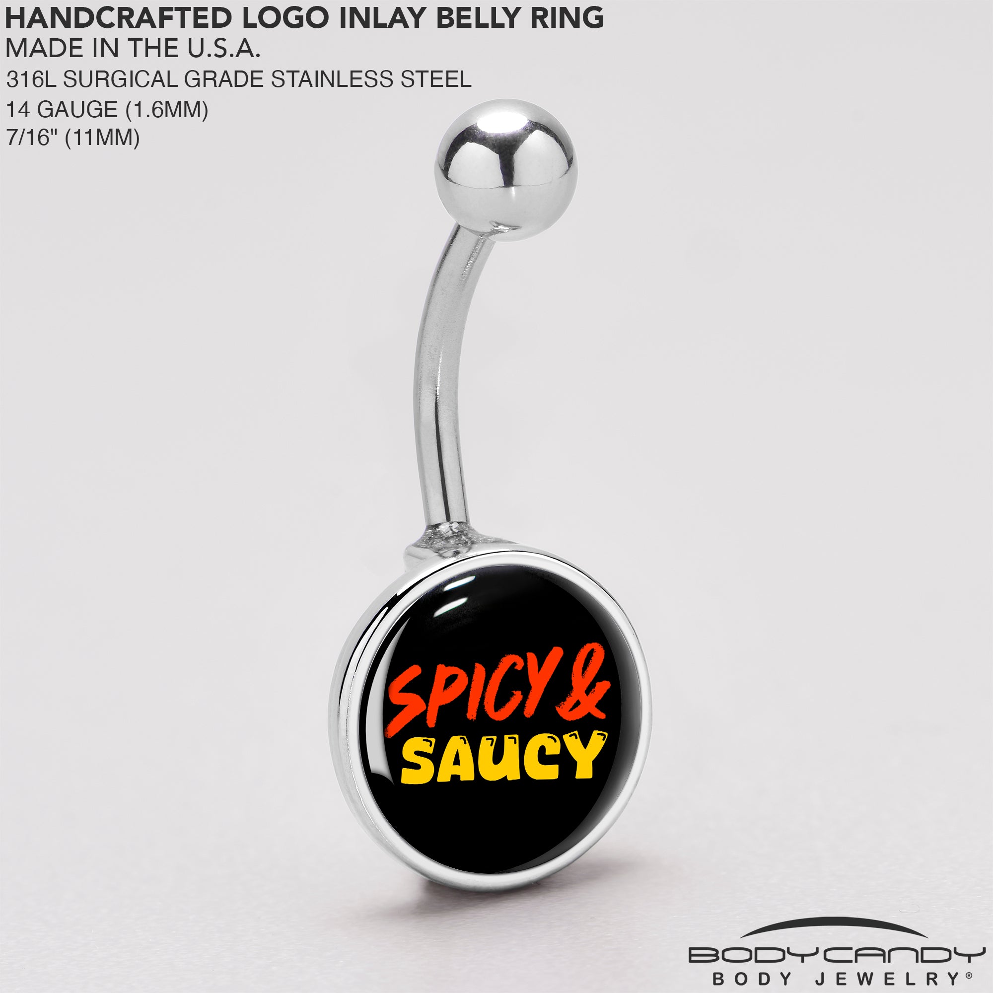 bold saucy belly ring