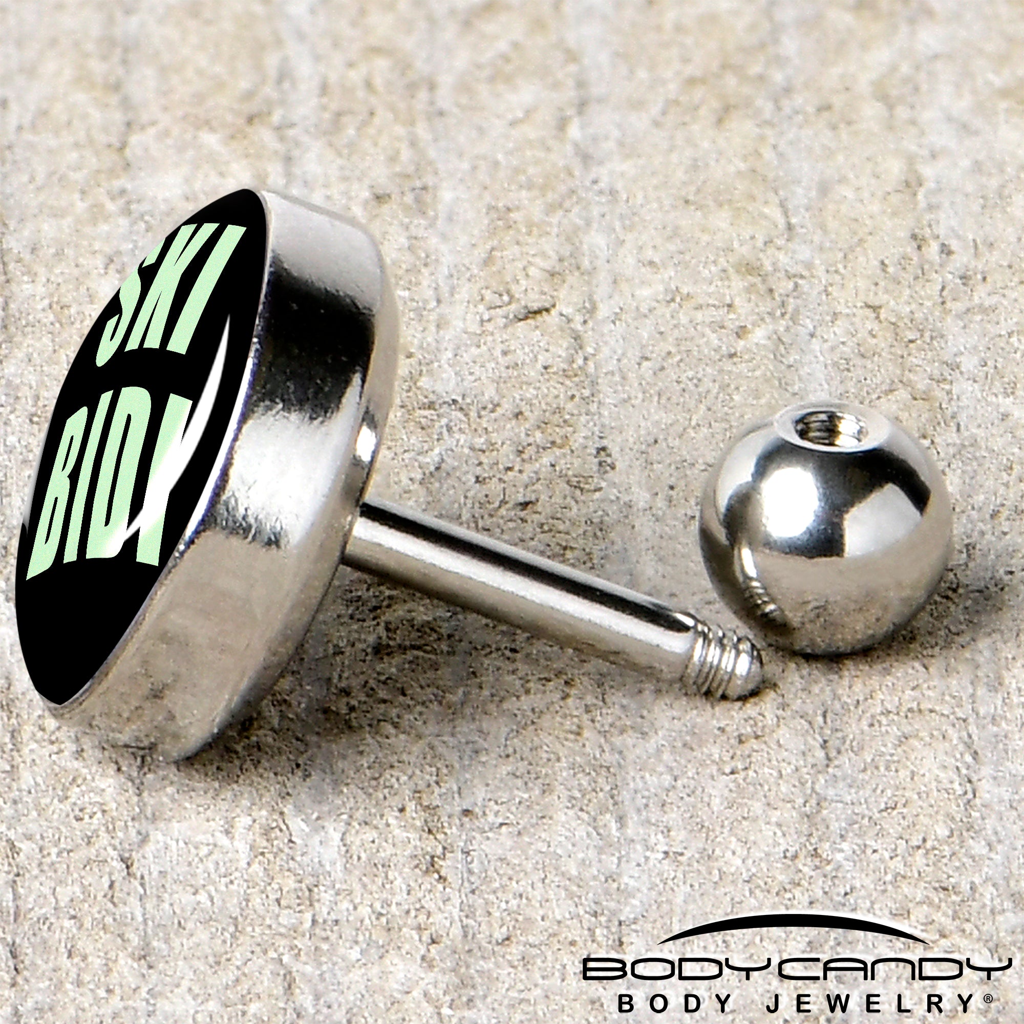 16G 1/4 SKIBIDI Cartilage Tragus Earring by Onyx O