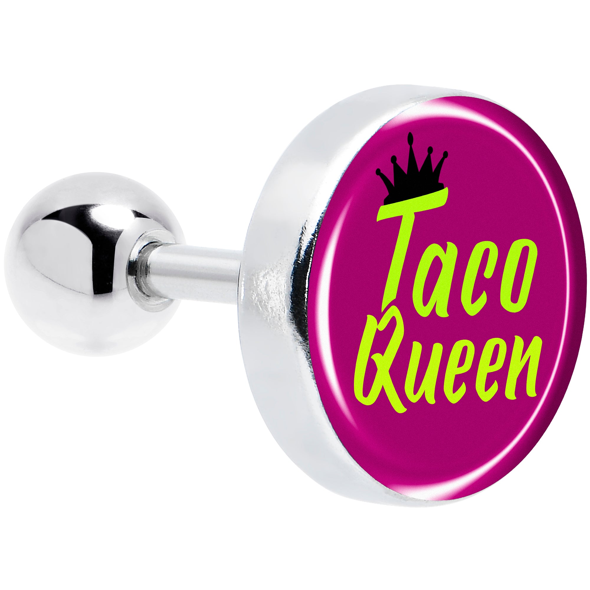 16 Gauge 1/4 Taco Queen Tragus Cartilage Earring
