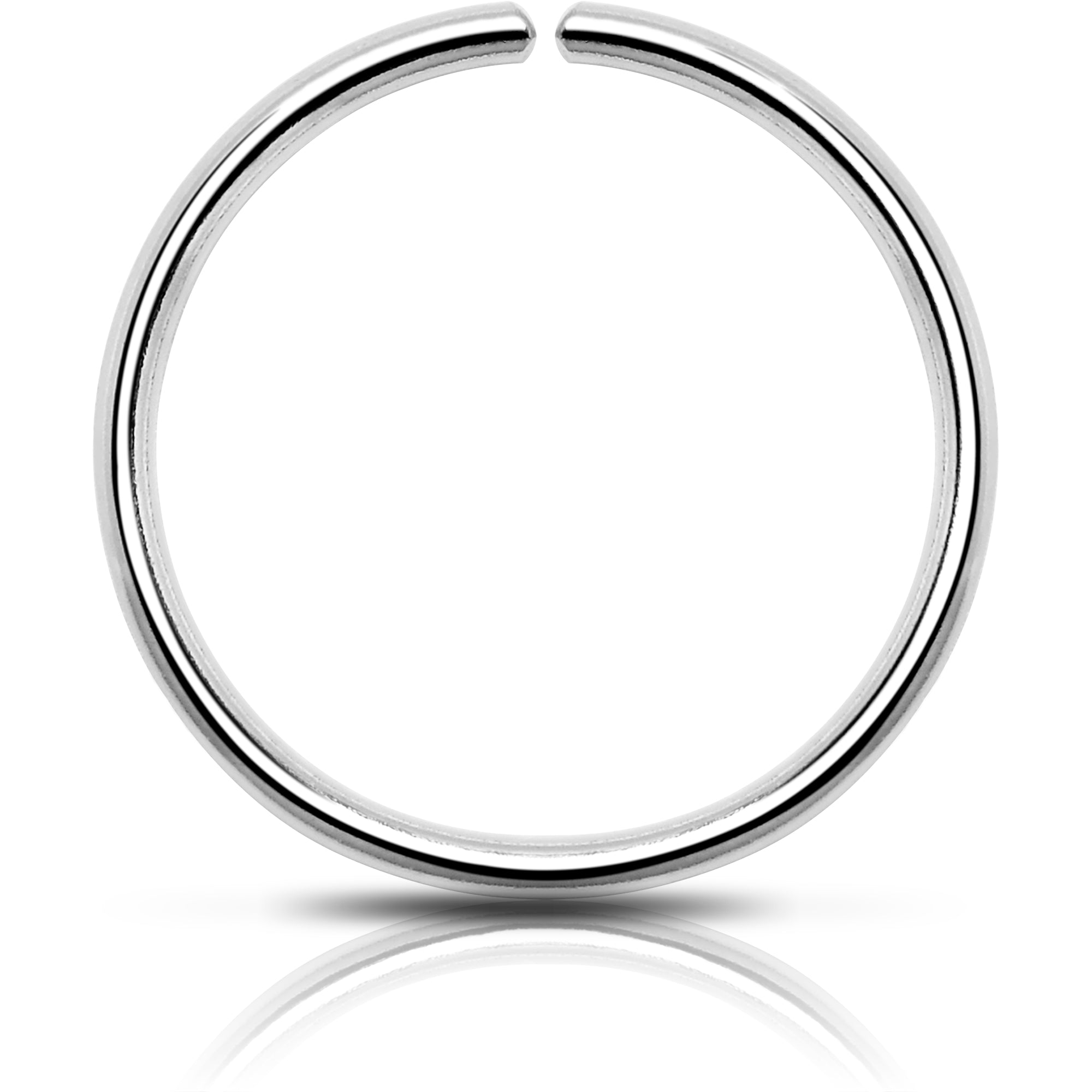 Single Hoop Nose 925 Sterling Silver Nose Hoop Ring