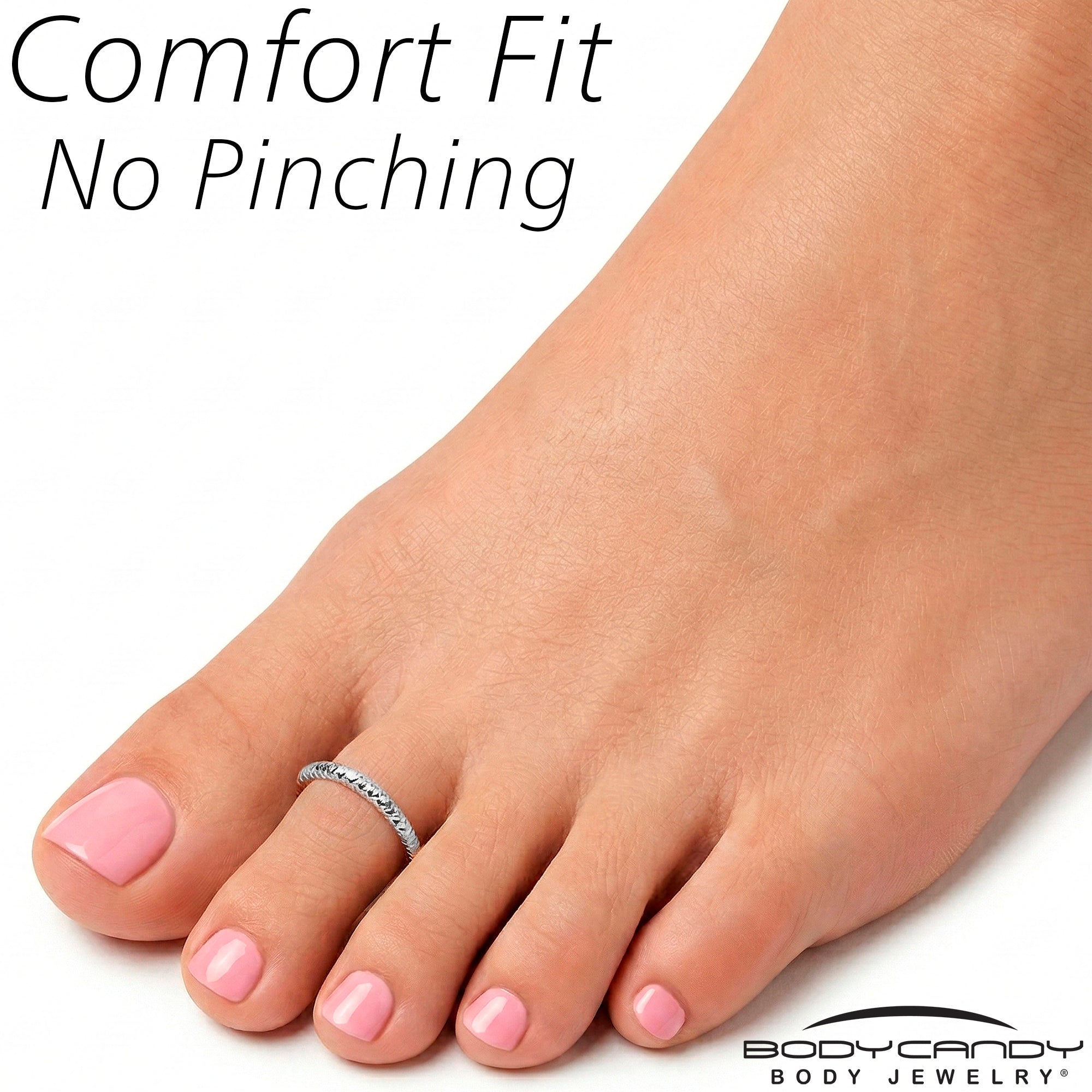 Classic 14k gold filled adjustable toe ring for women