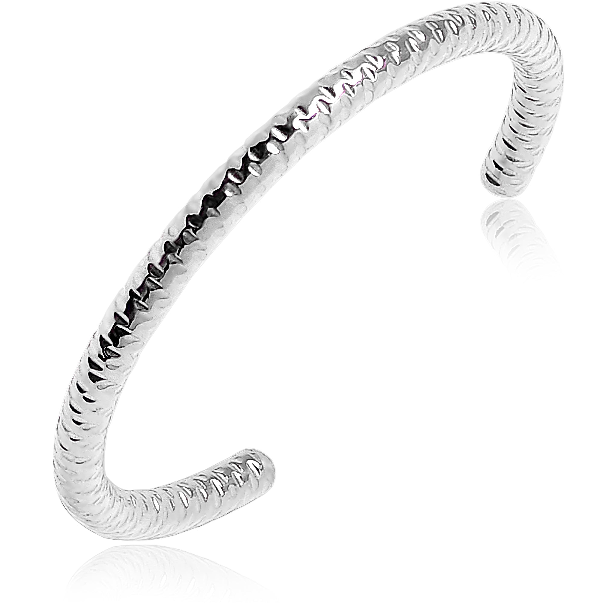 Classic sterling silver adjustable toe ring for women