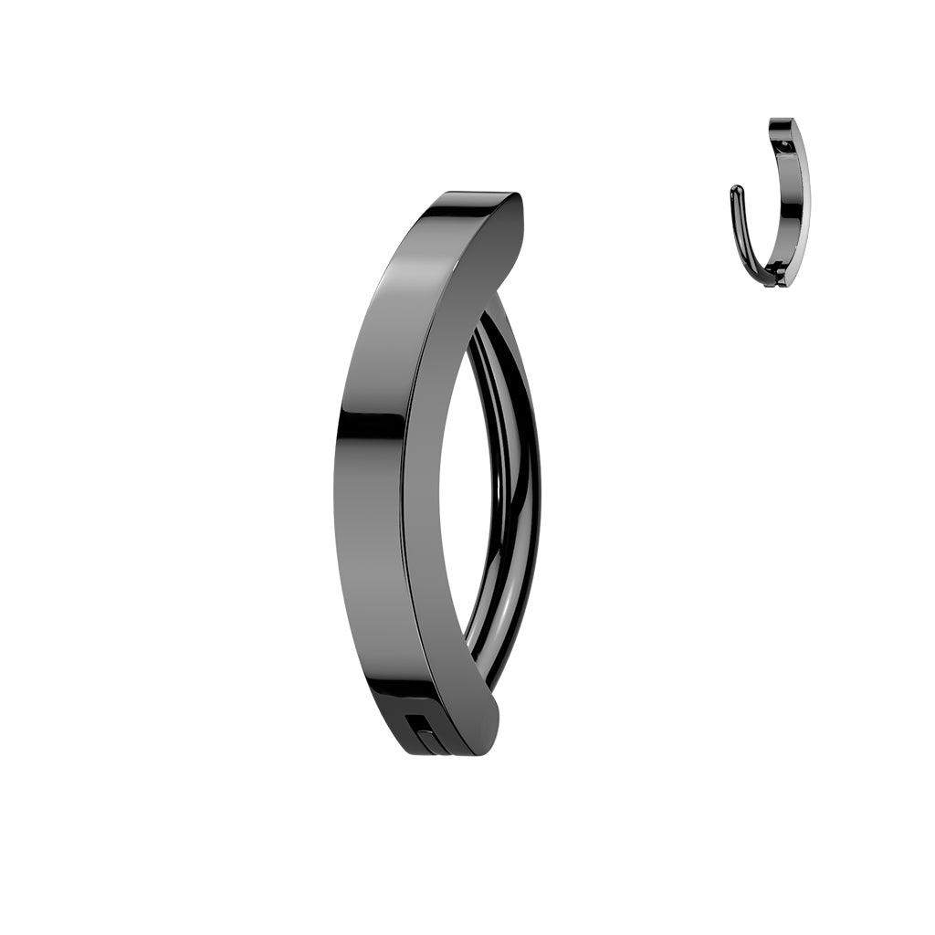 16G 5/16 Implant Grade Titanium Hinged Hoop Eyebrow Ring Cartilage Clicker Earring