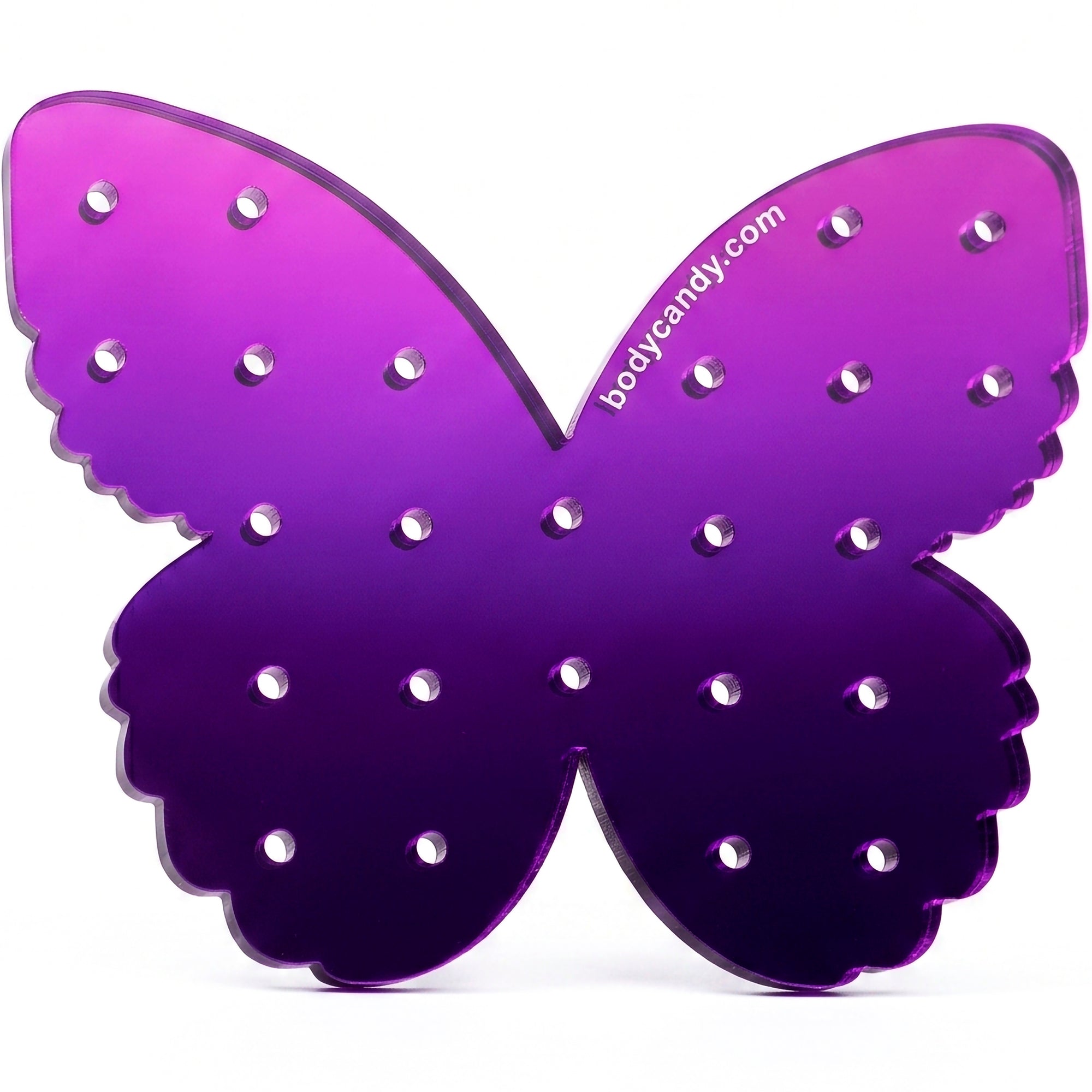 Purple Butterfly Travel Flat Back Earring Palette