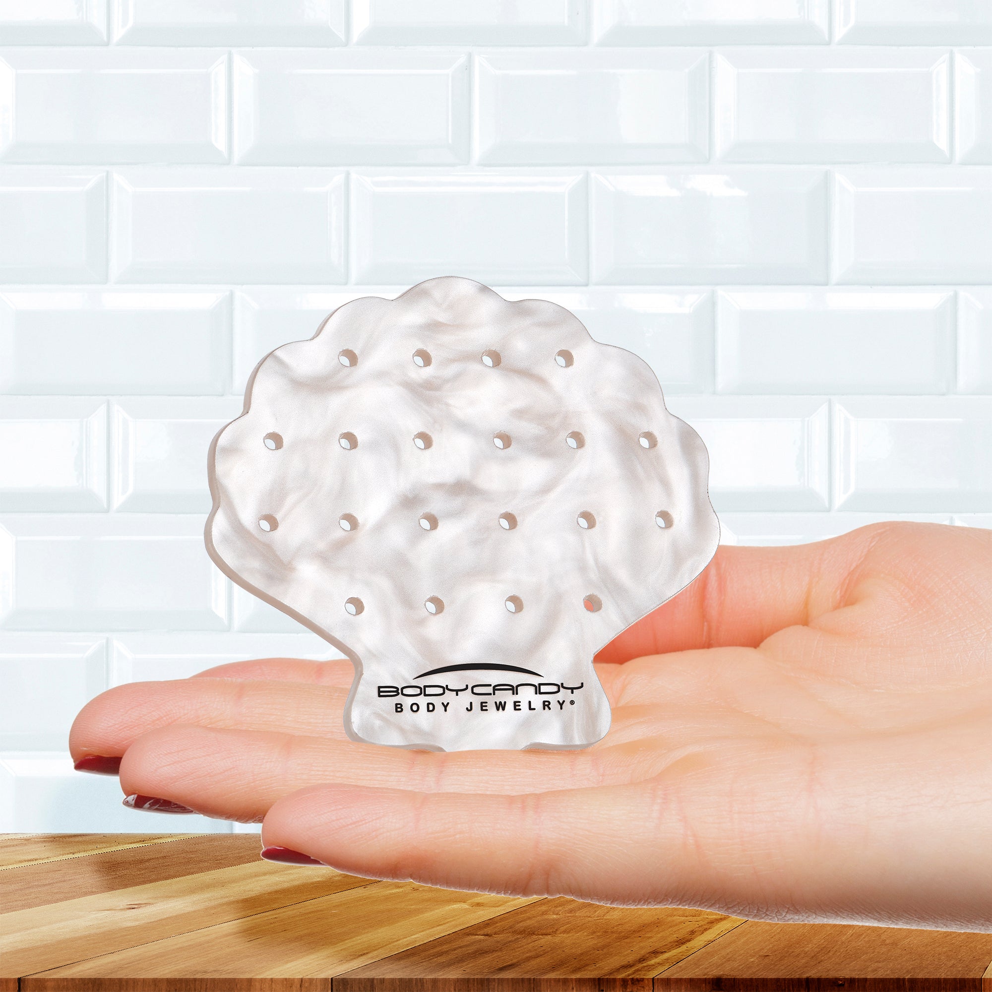 Pearlescent Seashell Travel Flat Back Earring Palette