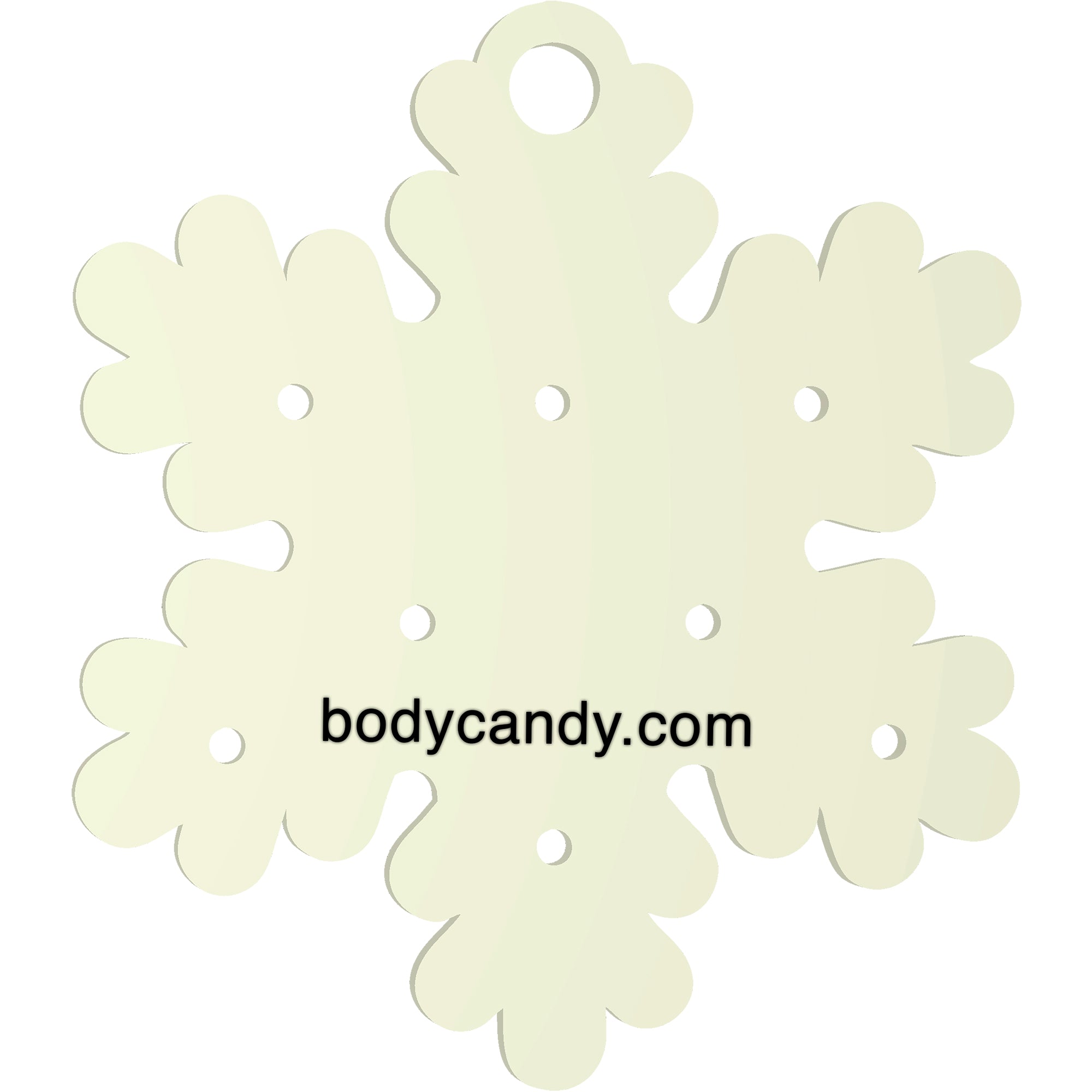 Glow in the Dark Christmas Ornament Travel Earring Palette