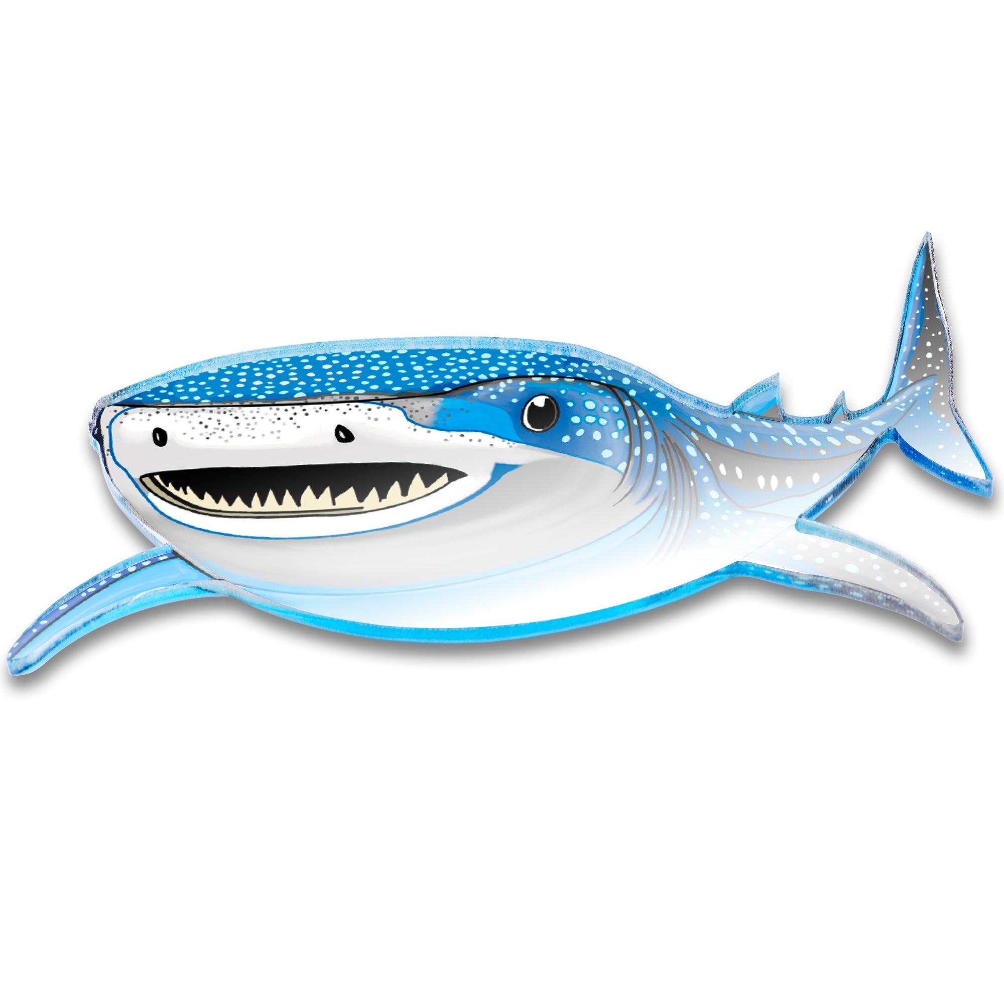 Acrylicious Attack Swimming Shark Magnet by Onyx O
