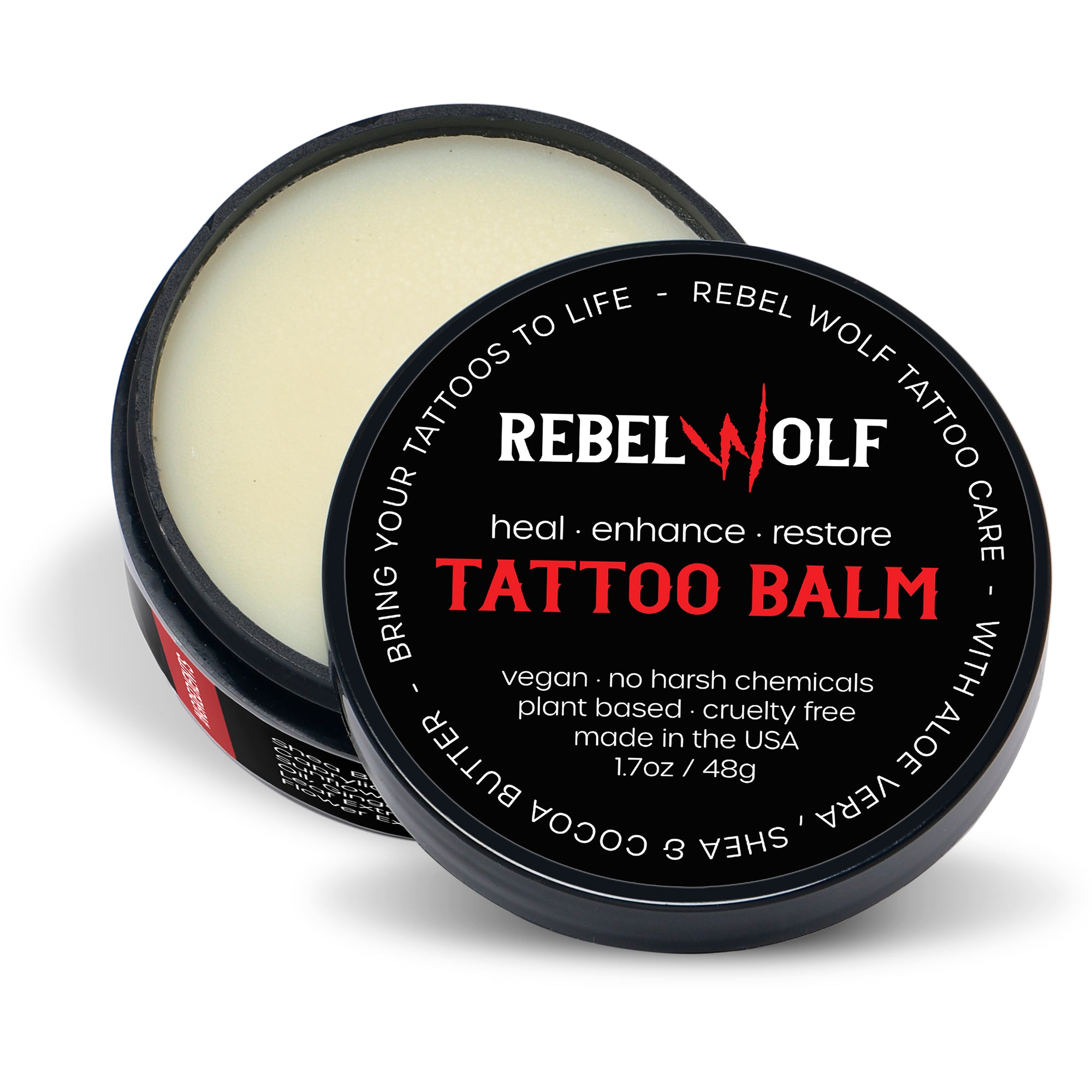 Rebel Wolf Tattoo Aftercare Tattoo Balm